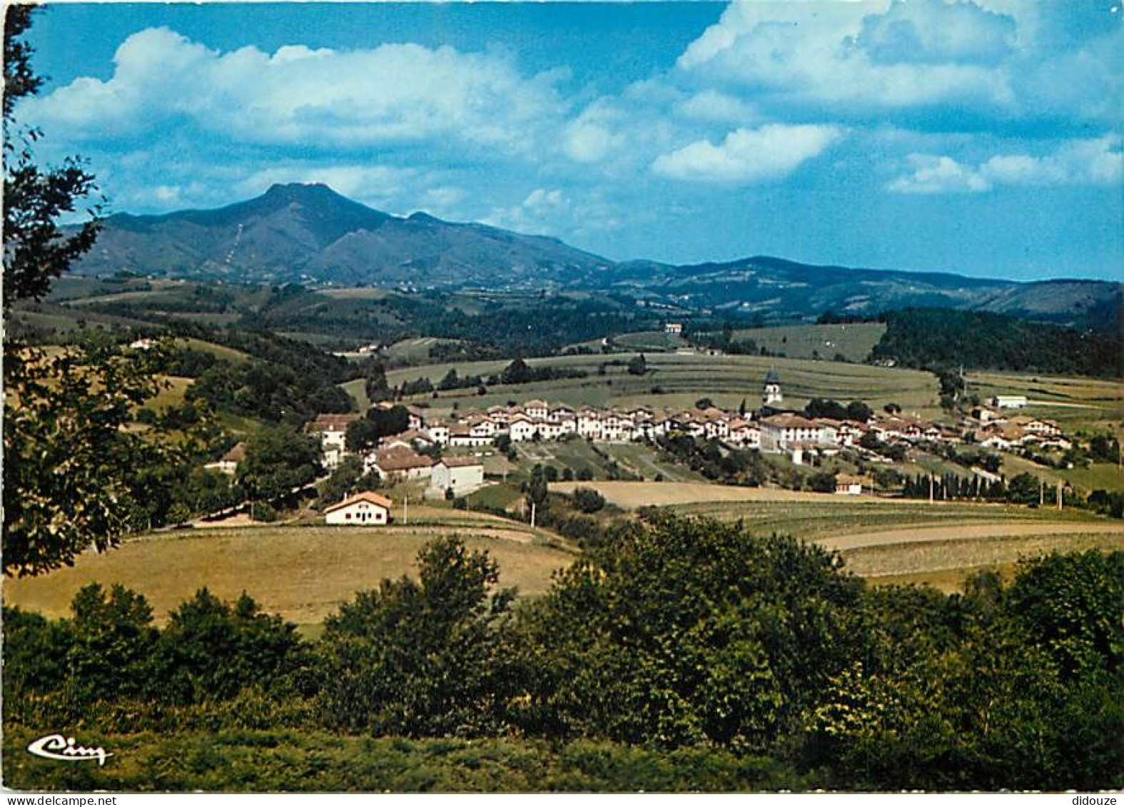 64 - Ainhoa - Vue Générale - Au fond  la Rhune - CPM - Voir Scans Recto-Verso
