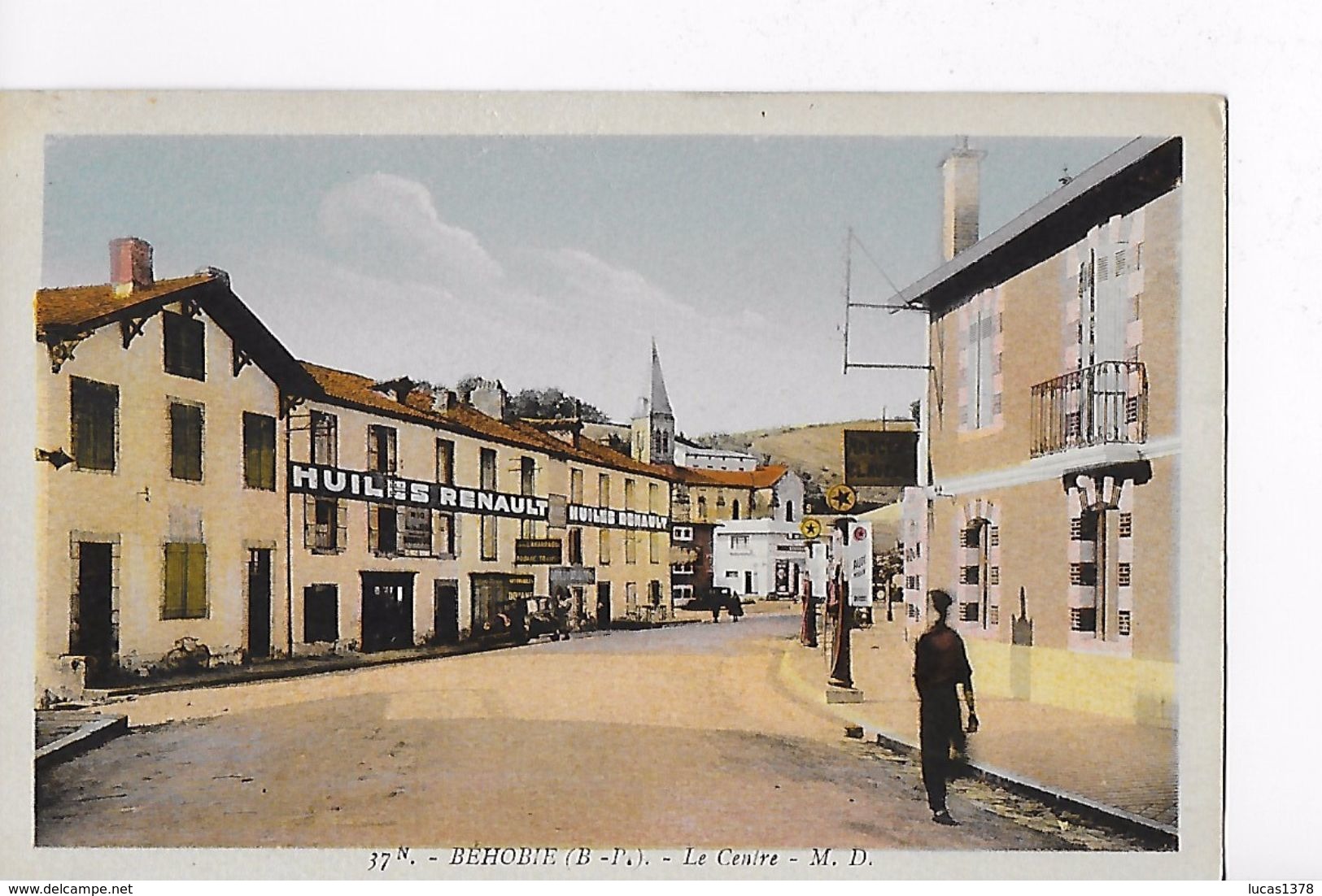 64 / BEHOBIE / LE CENTRE / HUILES RENAULT