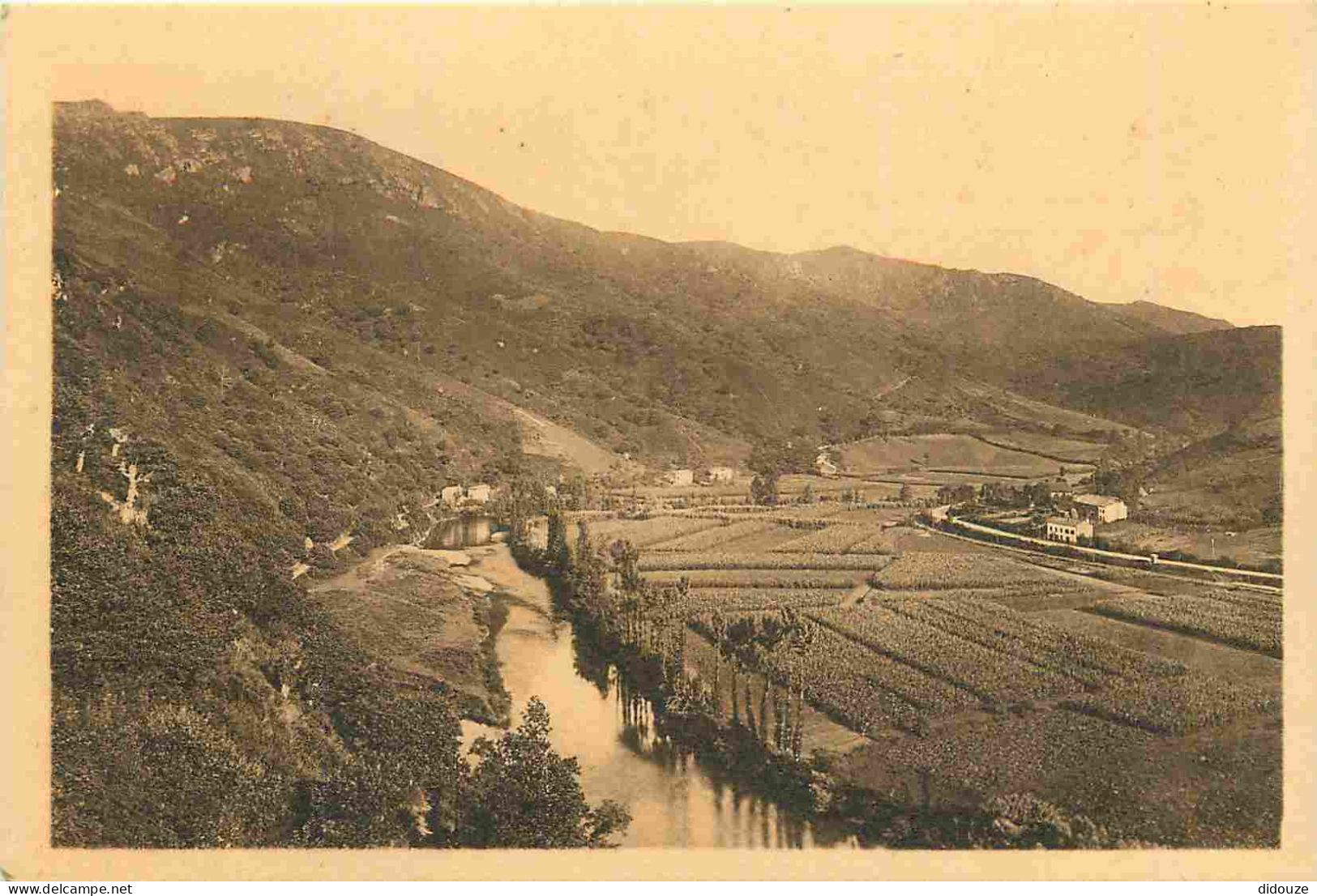 64 - Biriatou - La bidassoa - frontiere franco espagnole - CPA - Voir Scans Recto-Verso