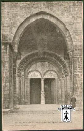 64 Oloron-Sainte-Marie - 12  OLORON (B-P) - Porche de l´Eglise Sainte-Marie - cpa