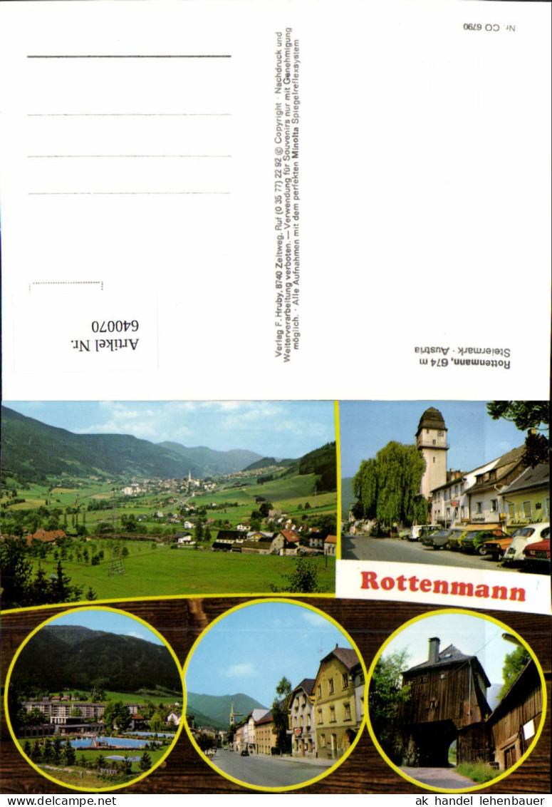 640070,Mehrbild Ak Rottenmann Ansichten
