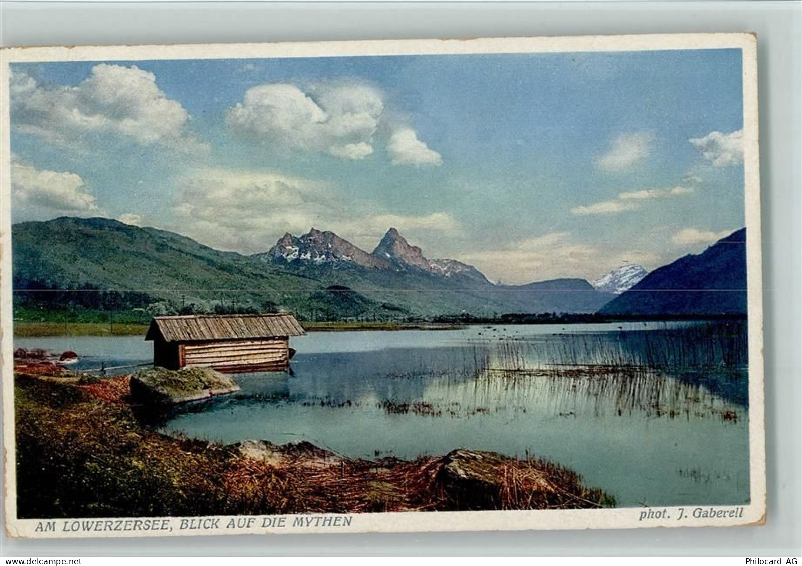 6424 Lauerz - Löwerzersee Lauerzersee Mythen phot. J. Gaberell 2285 - 11052505