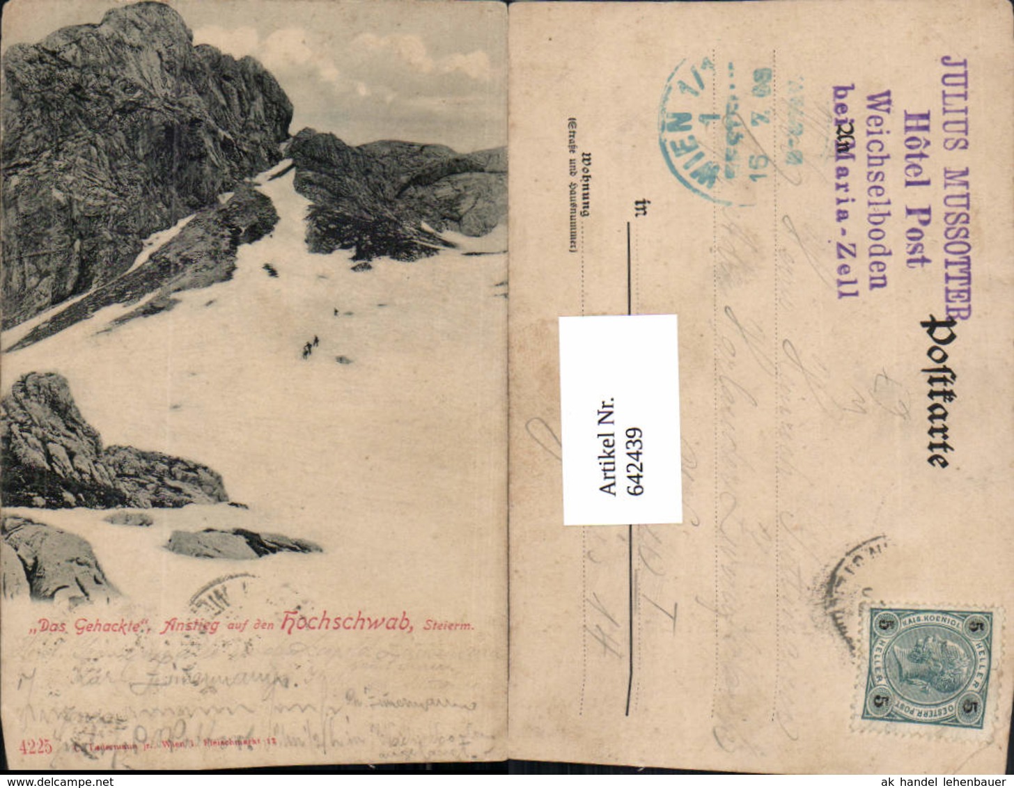 642439,Das Gehackte bei Aflenz Th&ouml;rl Hochschwab pub Ledermann 4225