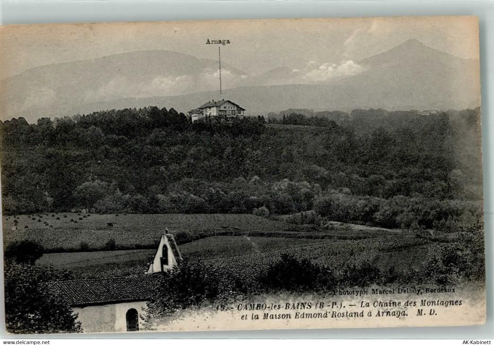 64250 Cambo-les-Bains - La Chaine des Montagnes etla Maison Edmond Rosta... - 39473975