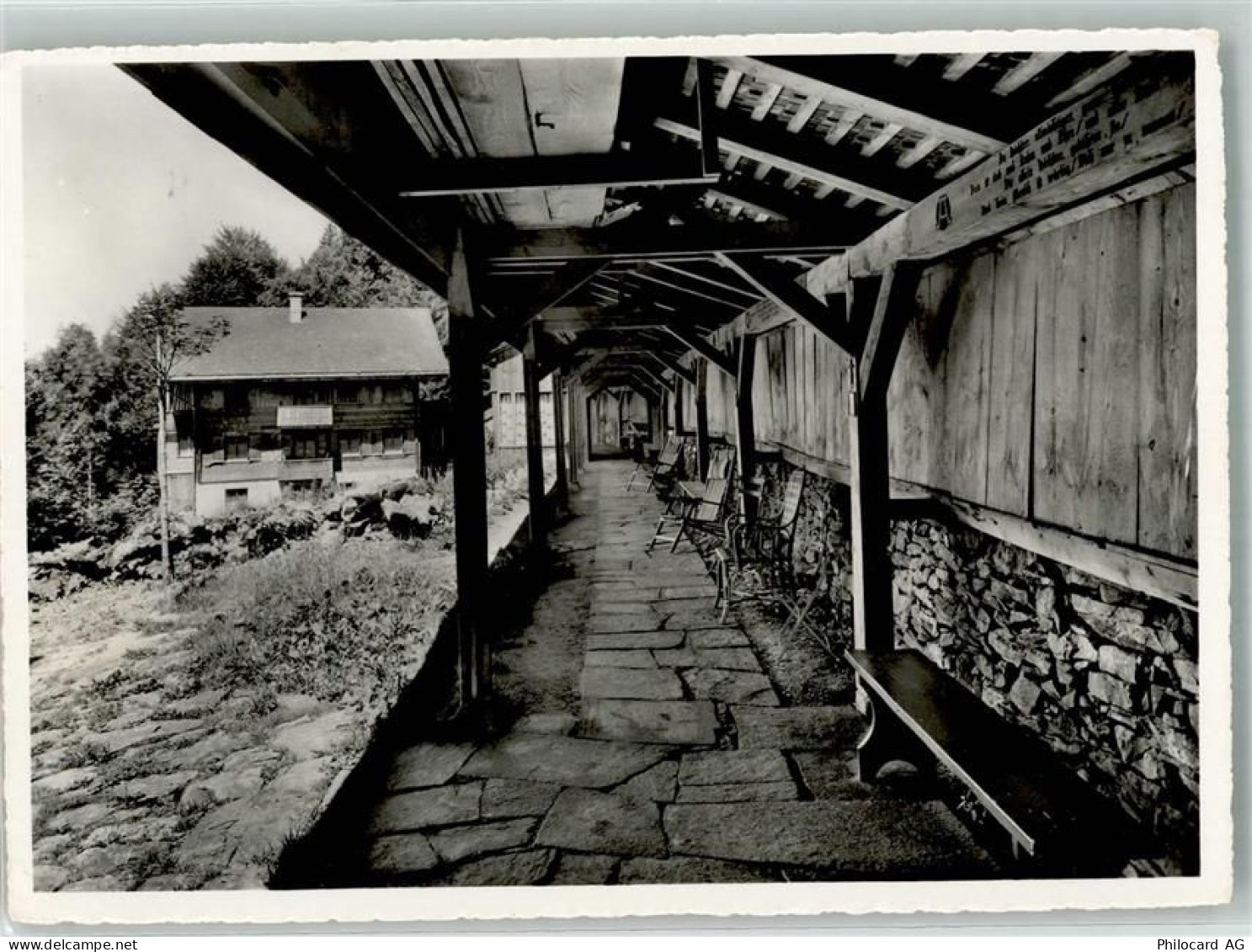 6434 Illgau Foto AK Terziarenheim St. Karl Kreuzgang - 10742068