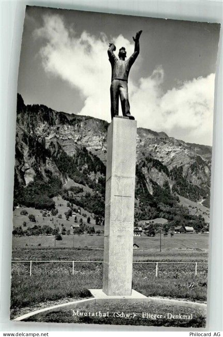 6436 Muotathal Foto AK Flieger- Denkmal - 38253980