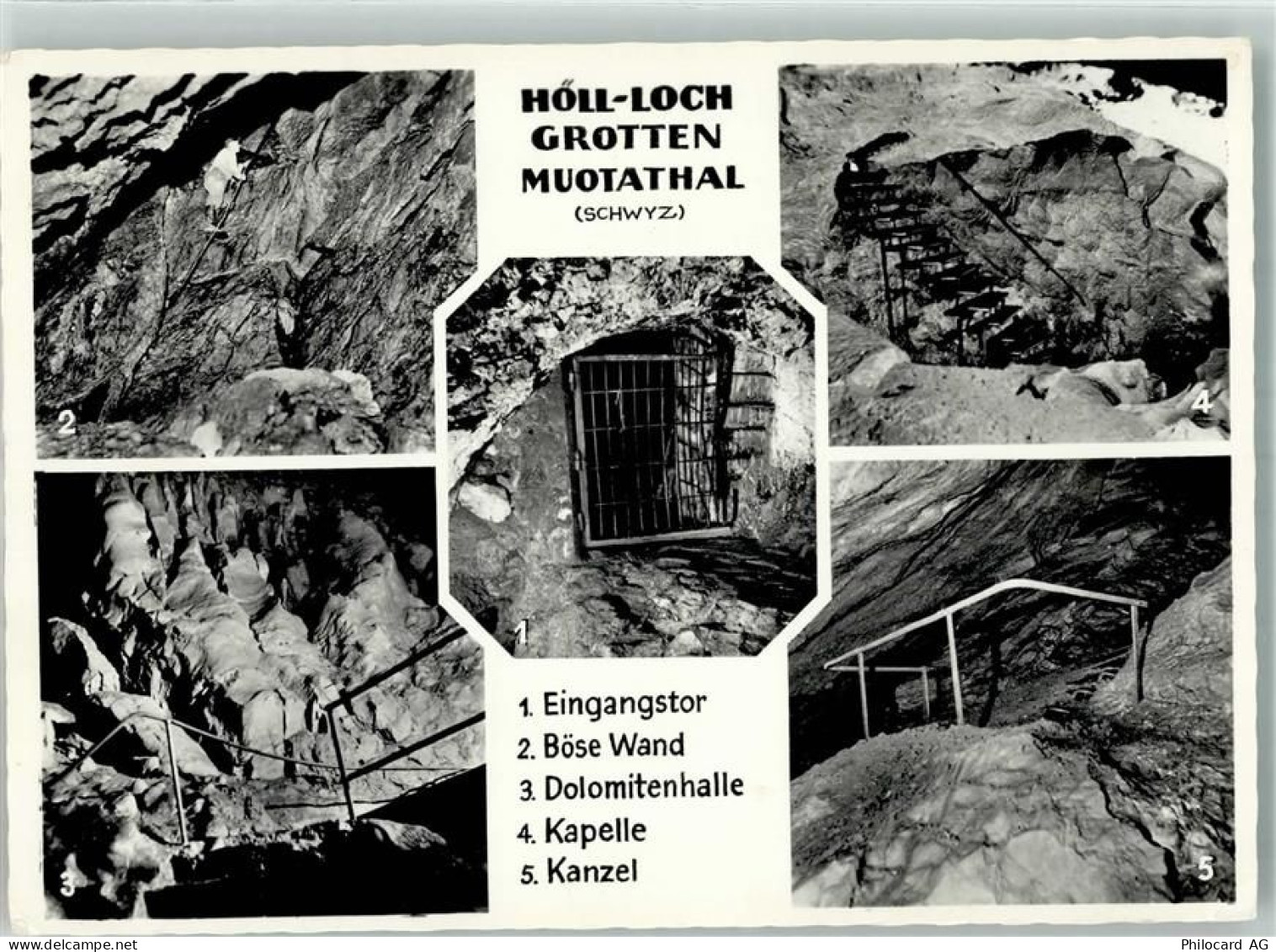 6436 Muotathal Foto AK Höll-Loch Grotten Foto von Matt - 39695582