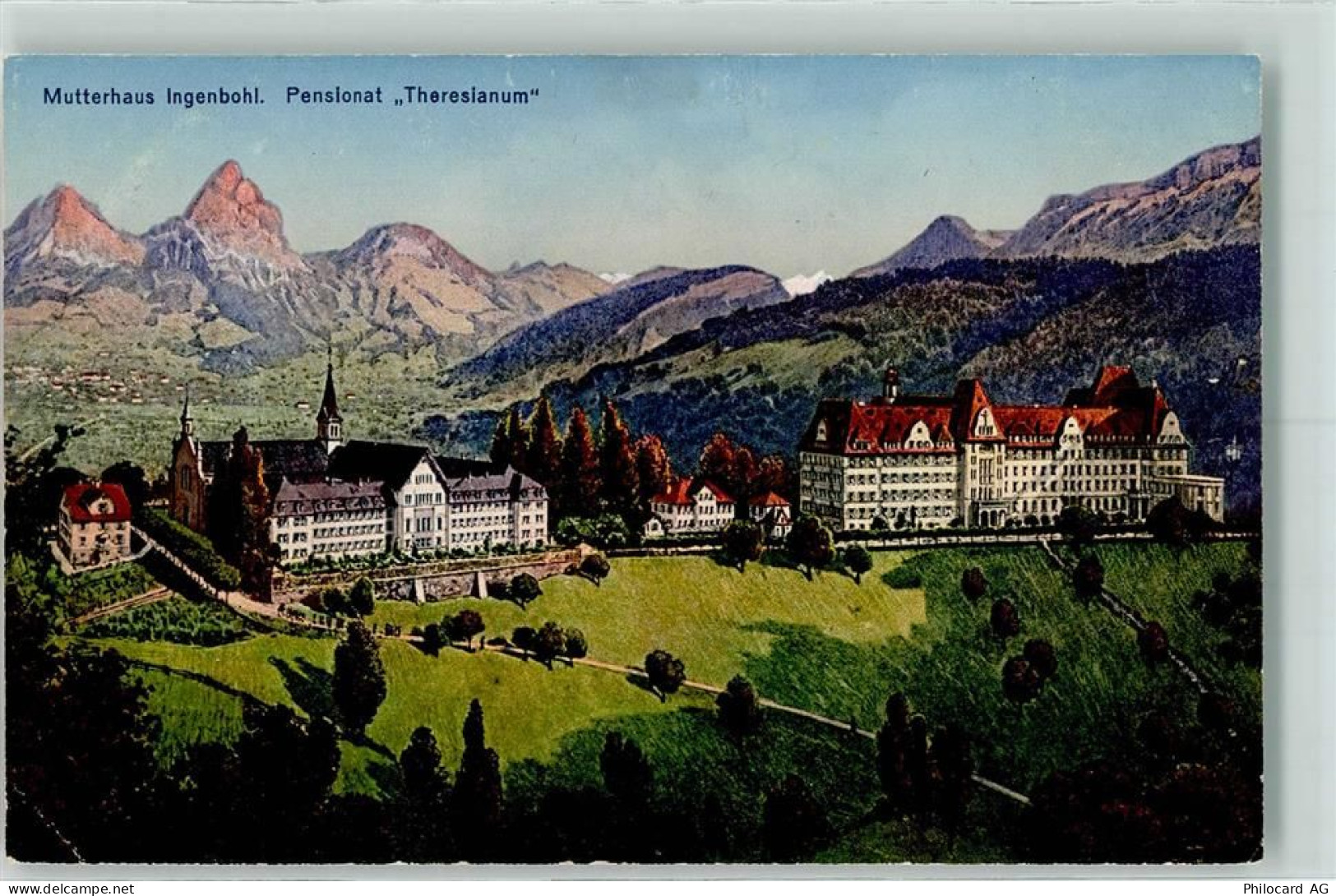 6440 Ingenbohl Gebrauchsspuren Mutterhaus Ingenbohl Pensionalt Theresian... - 10217544