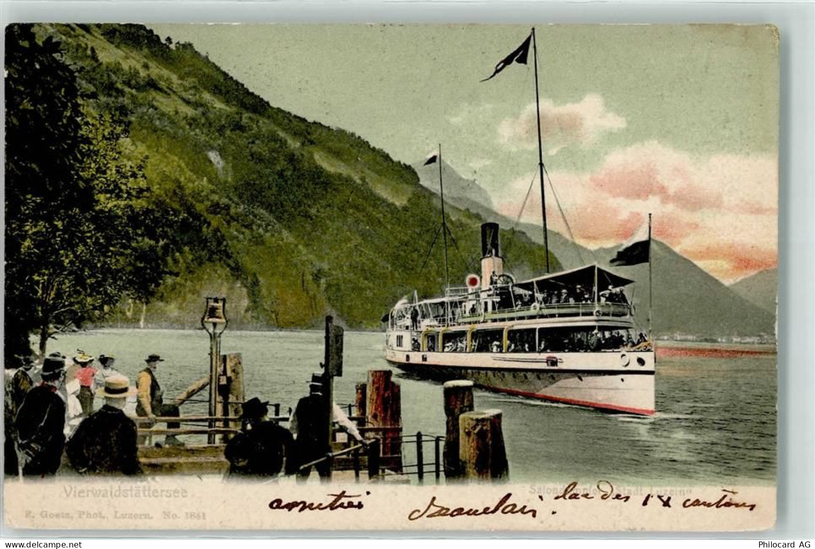 6440 Vierwaldstättersee 1905 - Dampfer - 10604253