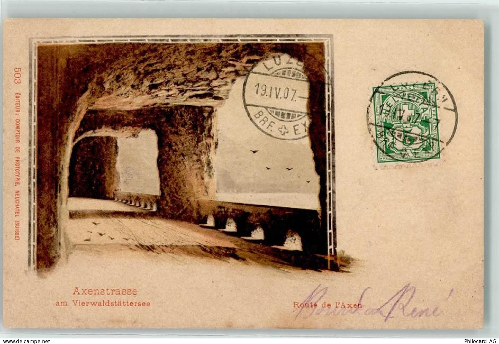 6440 Vierwaldstättersee 1907 - Axenstraße - 10589368