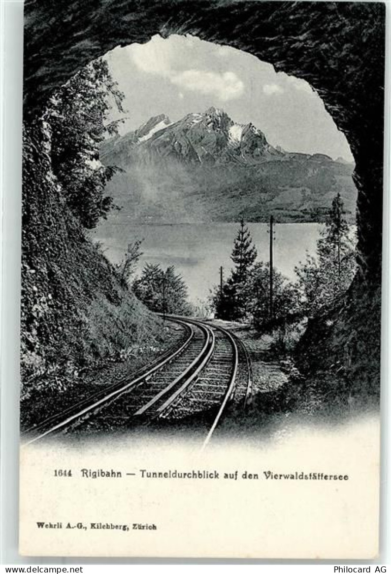 6440 Vierwaldstättersee - Rigibahn Tunneldurchblick - 52173565
