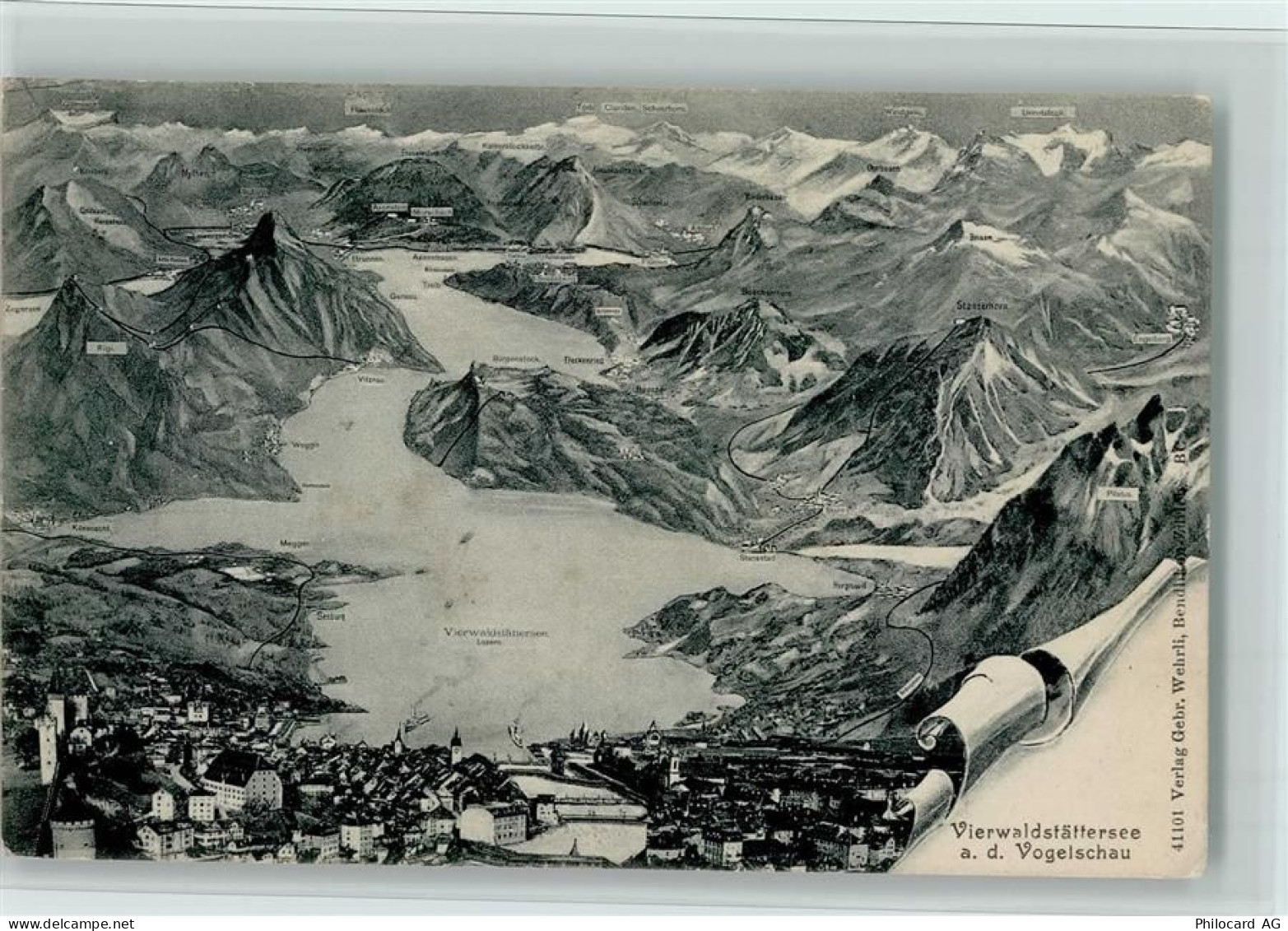 6440 Vierwaldstättersee - Vierwaldstättersee aus der Vogelschau - 11062219