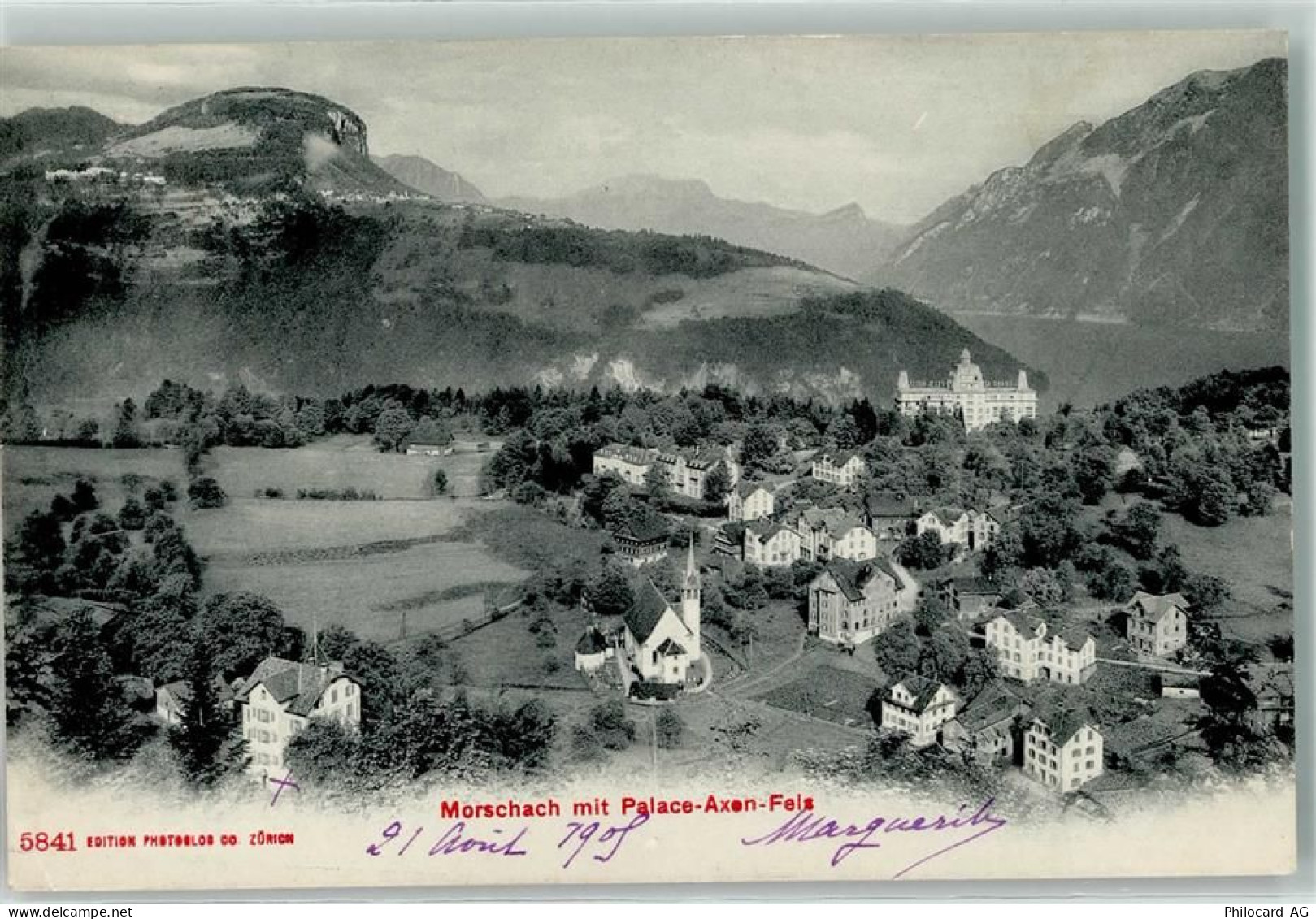 6443 Morschach 1905 - Palace Axen Fels - 10623804