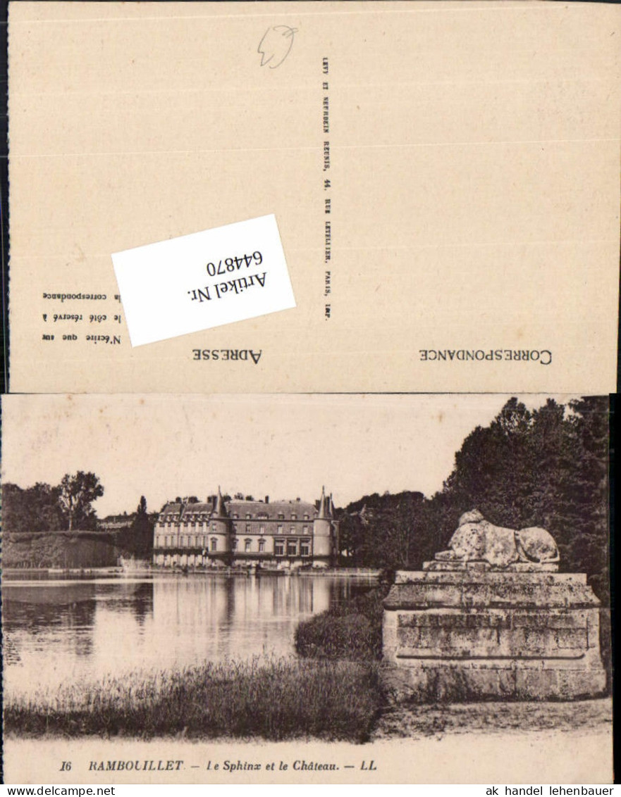 644870,Rambouillet Yvelines Chateau