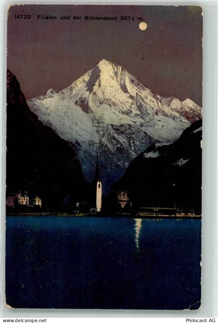 6454 Flüelen Mondschein Bristenstock - 39404415