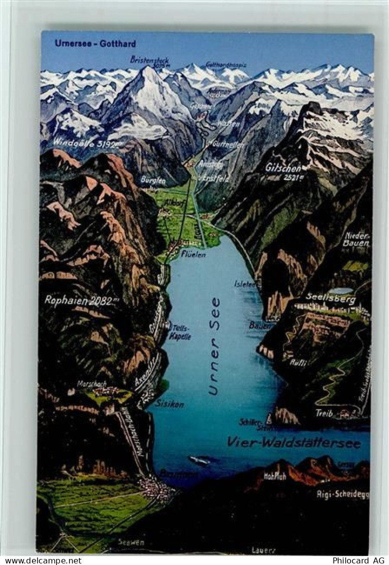 6454 Flüelen - Urnersee Gotthard - 12110312