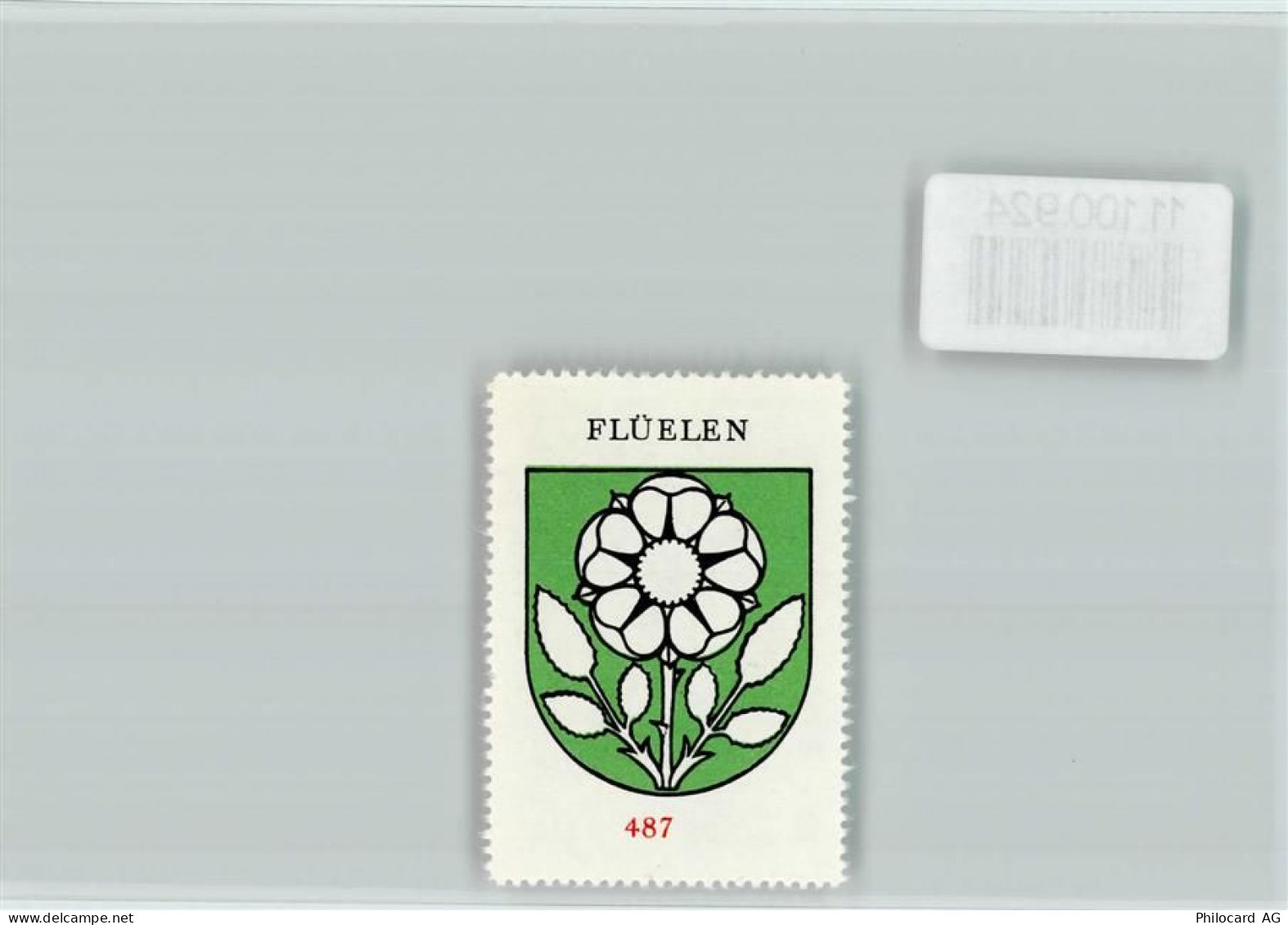 6454 Flüelen - Vignette Wappen Kaffee Hag ca 1920-1940 Flüelen - 11100924