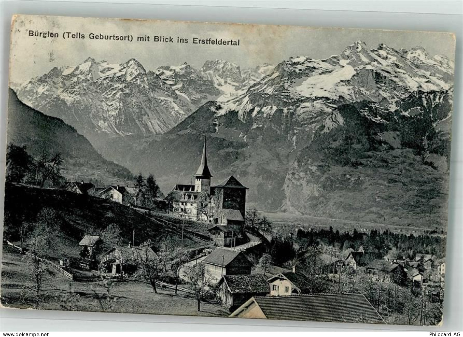 6463 Bürglen UR 1911 Foto AK - 38192204