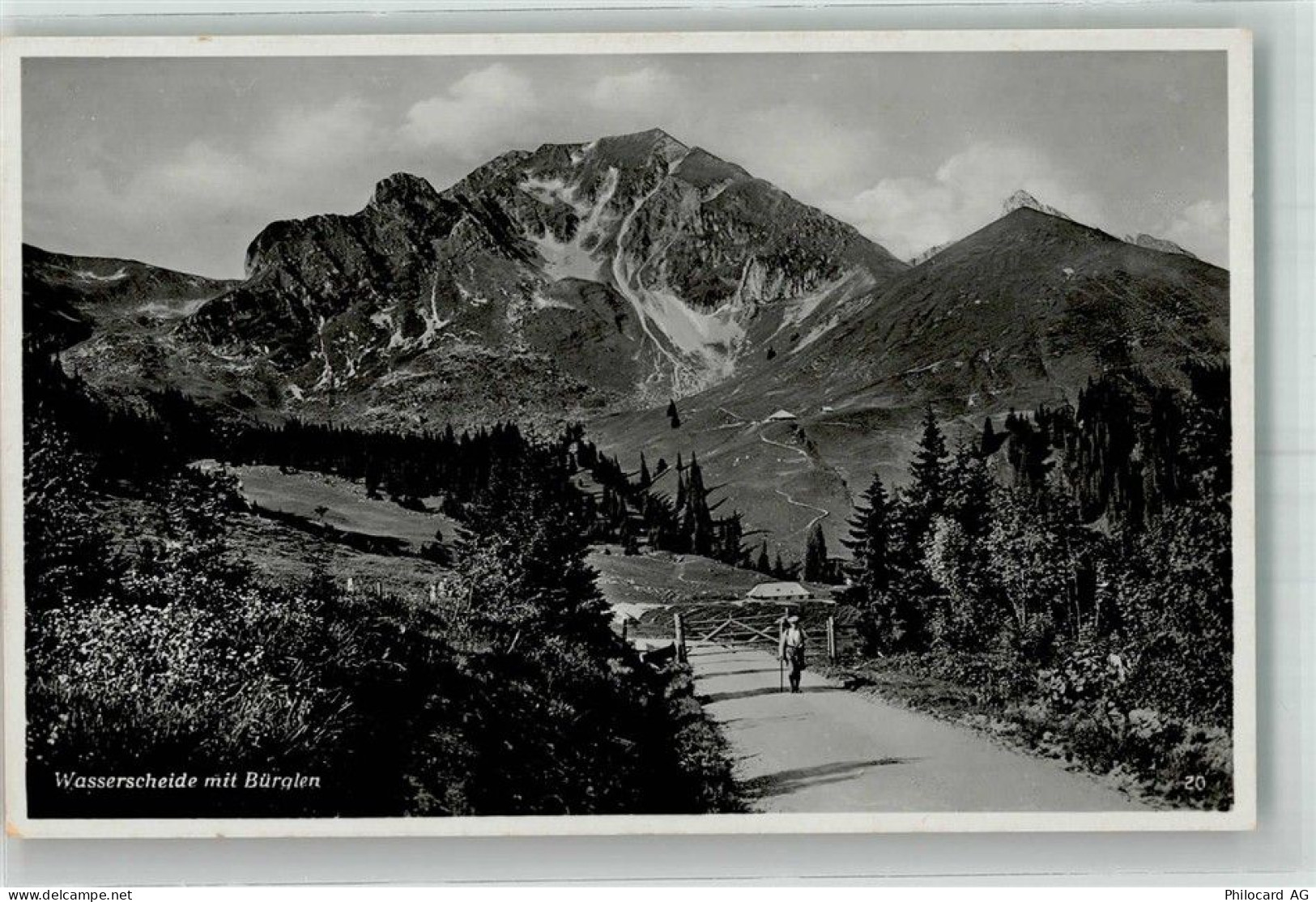 6463 Bürglen UR Foto AK Wasserscheide - 38211897