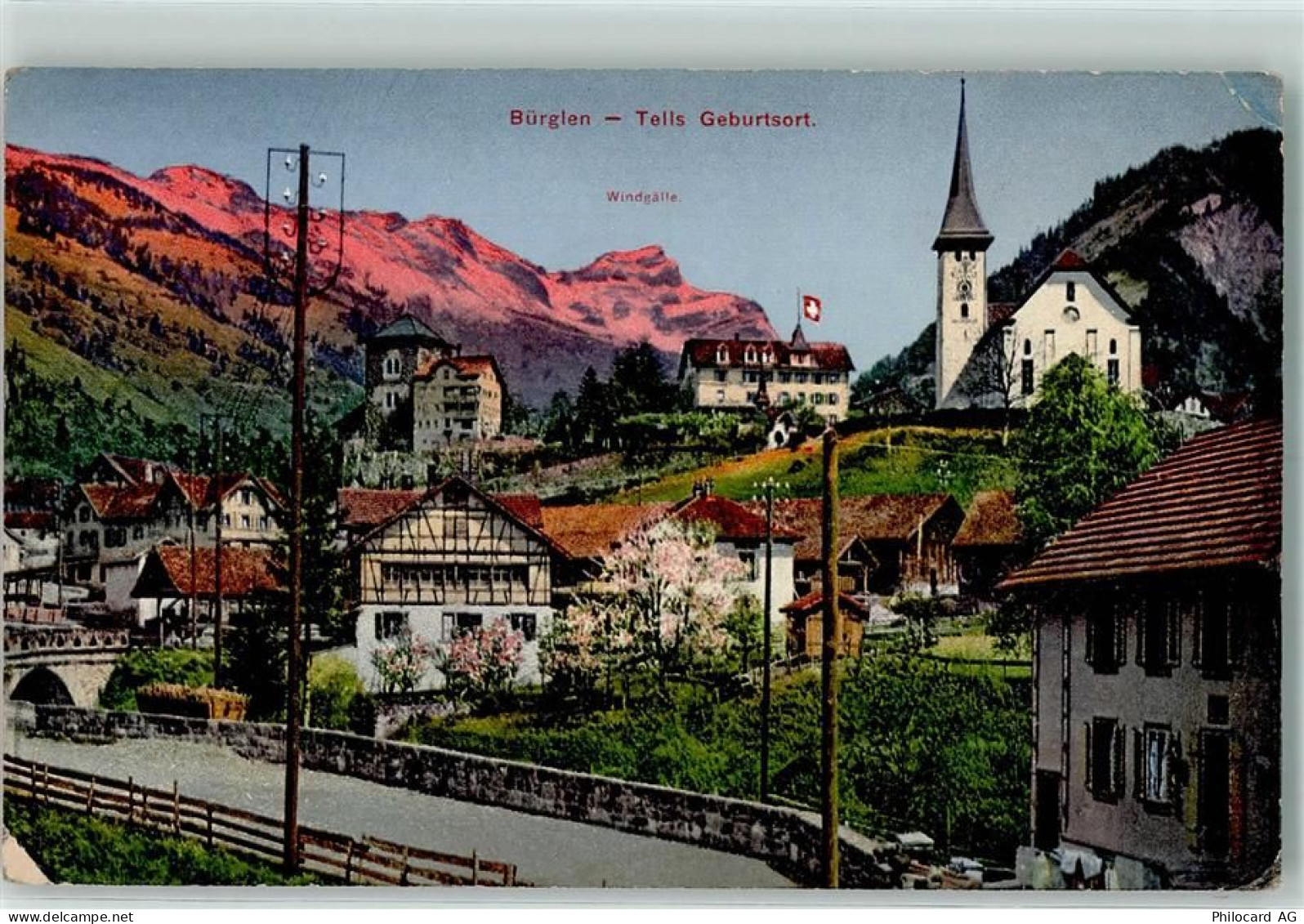 6463 Bürglen UR Gebrauchsspuren Tells Geburtsort Windgälle - 10301922