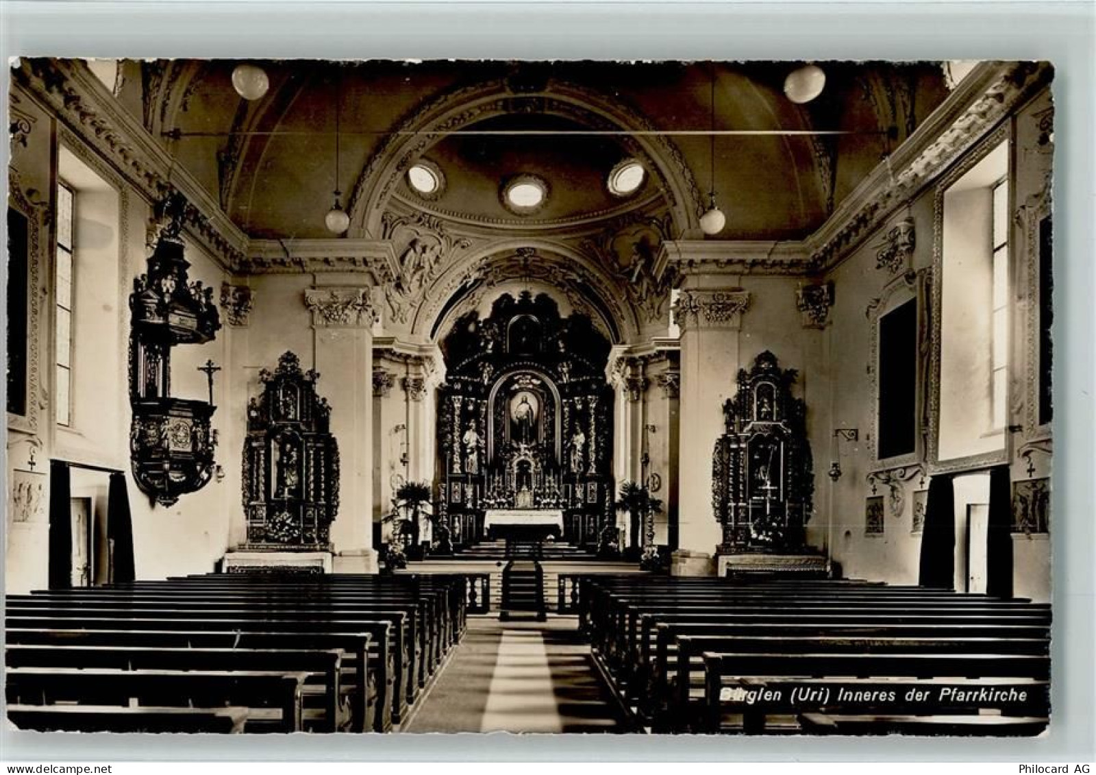 6463 Bürglen UR - Pfarrkirche Innenansicht - 10159362