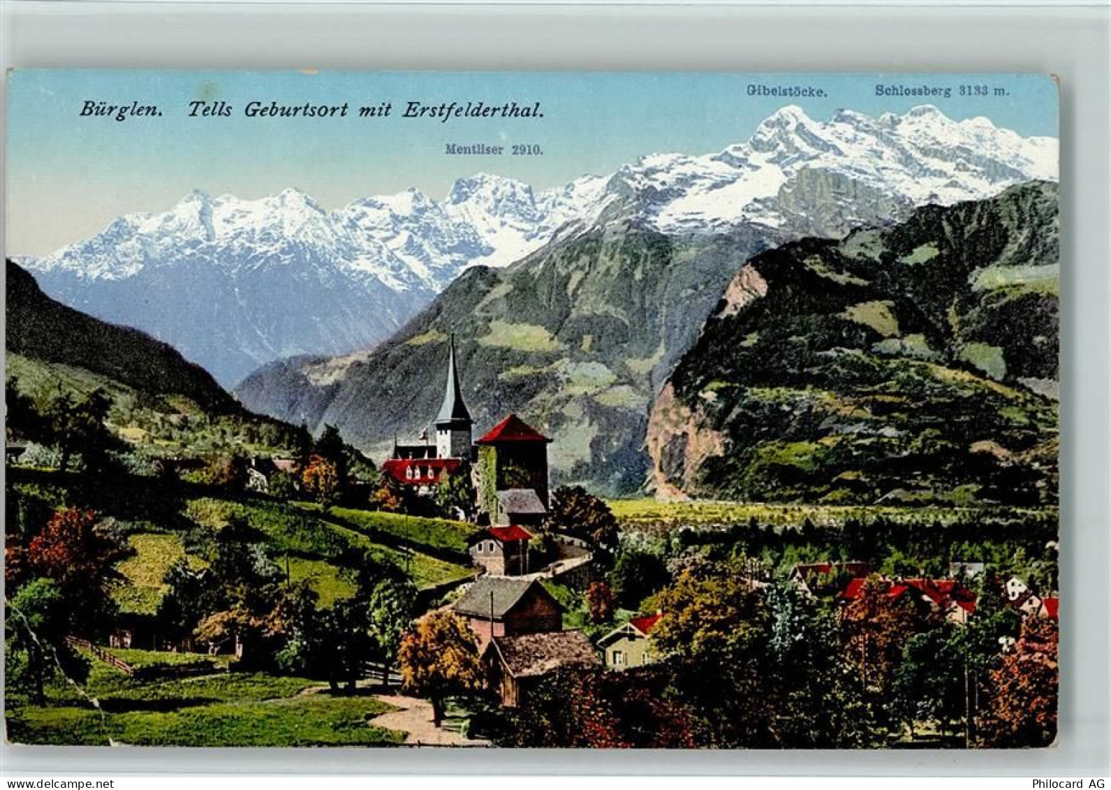 6463 Bürglen UR - Tells Geburtsort mit Erstfelderthal Mentliser Gibelstö... - 11089916