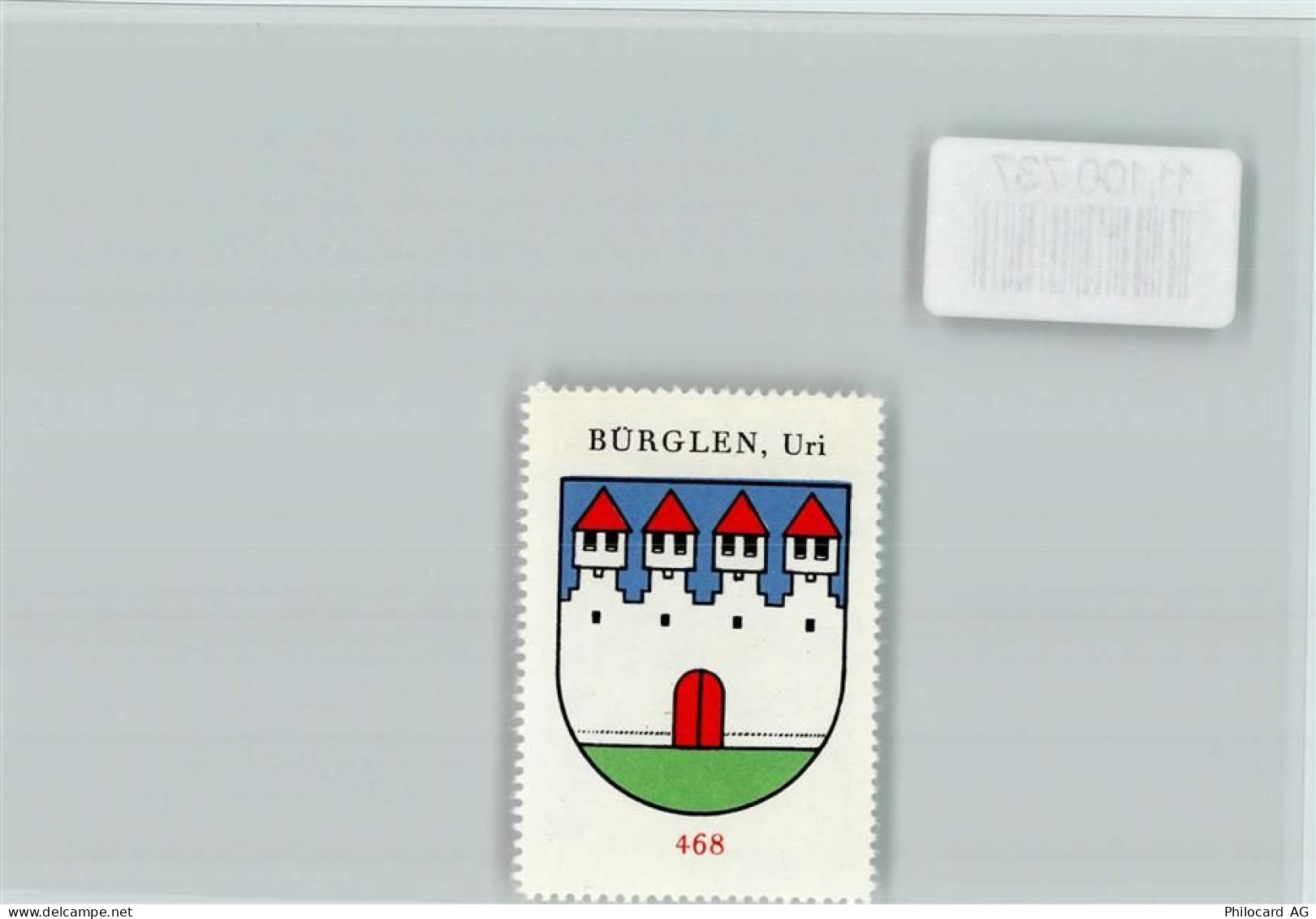 6463 Bürglen UR - Vignette Wappen Kaffee Hag ca 1920-1940 Bürglen, Uri... - 11100737