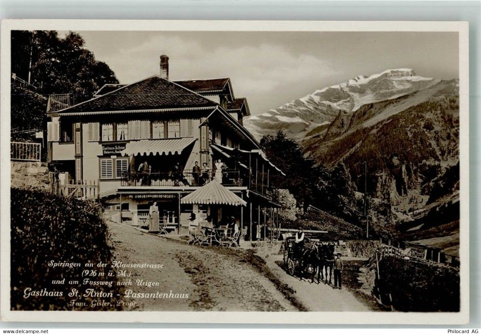 6464 Spiringen FOTO KEINE AK Gasthaus St. Anton Passantenhaus - 13312450