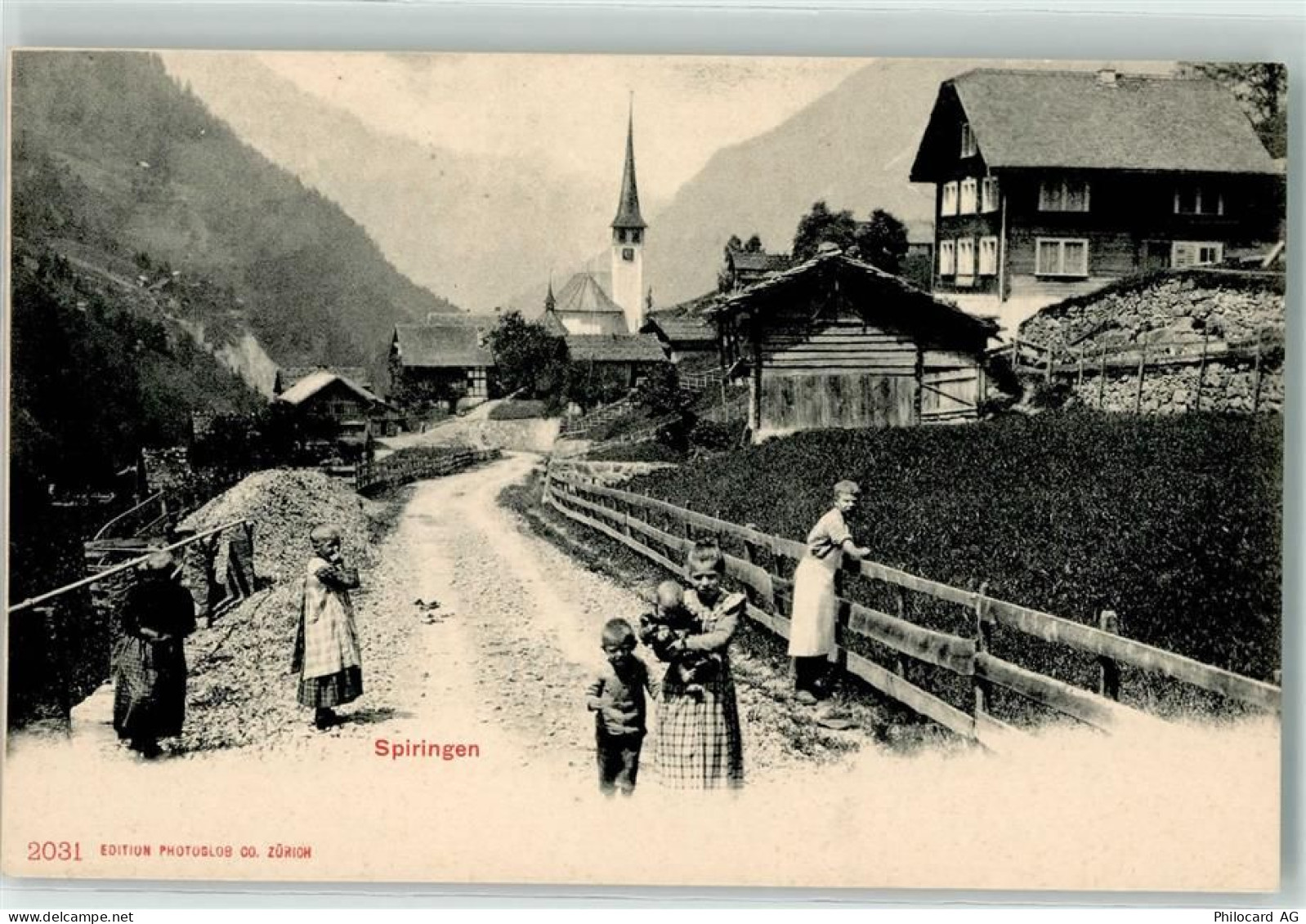 6464 Spiringen - Klausenstraße Kirche Kinder - 13249252