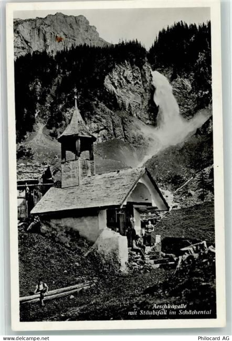 6465 Unterschächen - Stäubifall Schächenfall Aeschikapelle - 39498985