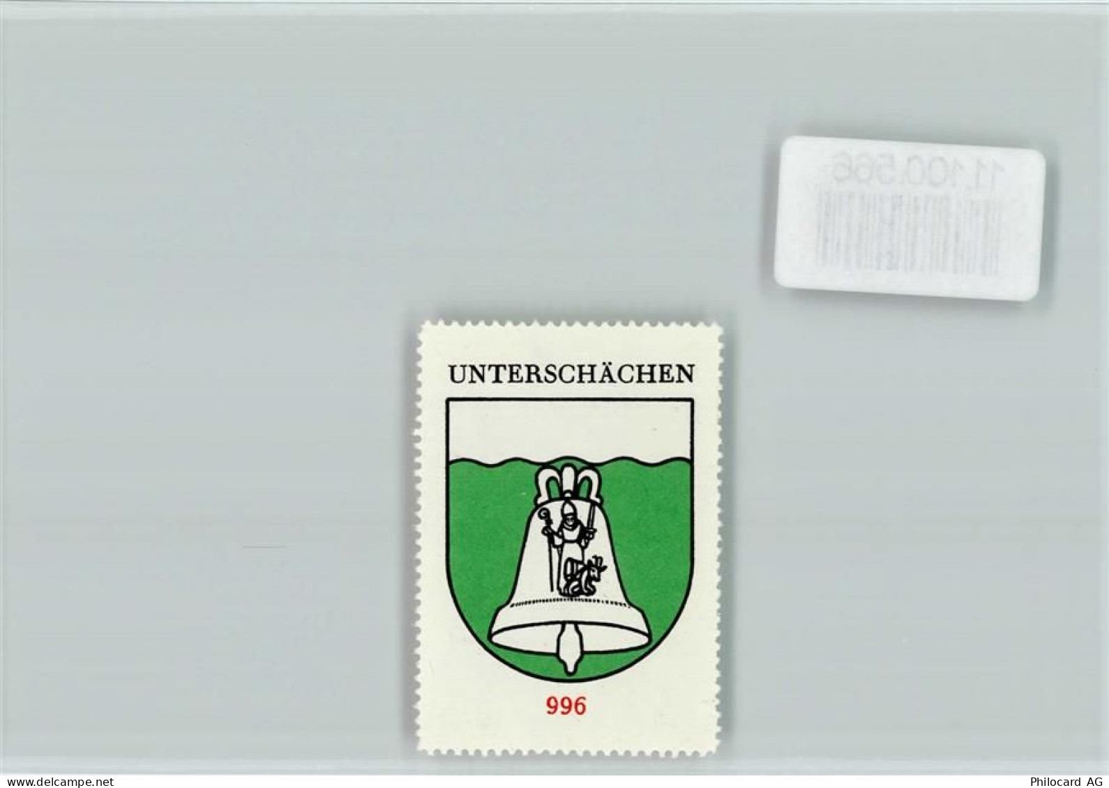 6465 Unterschächen - Vignette Wappen Kaffee Hag ca 1920-1940 Unterschäch... - 11100566