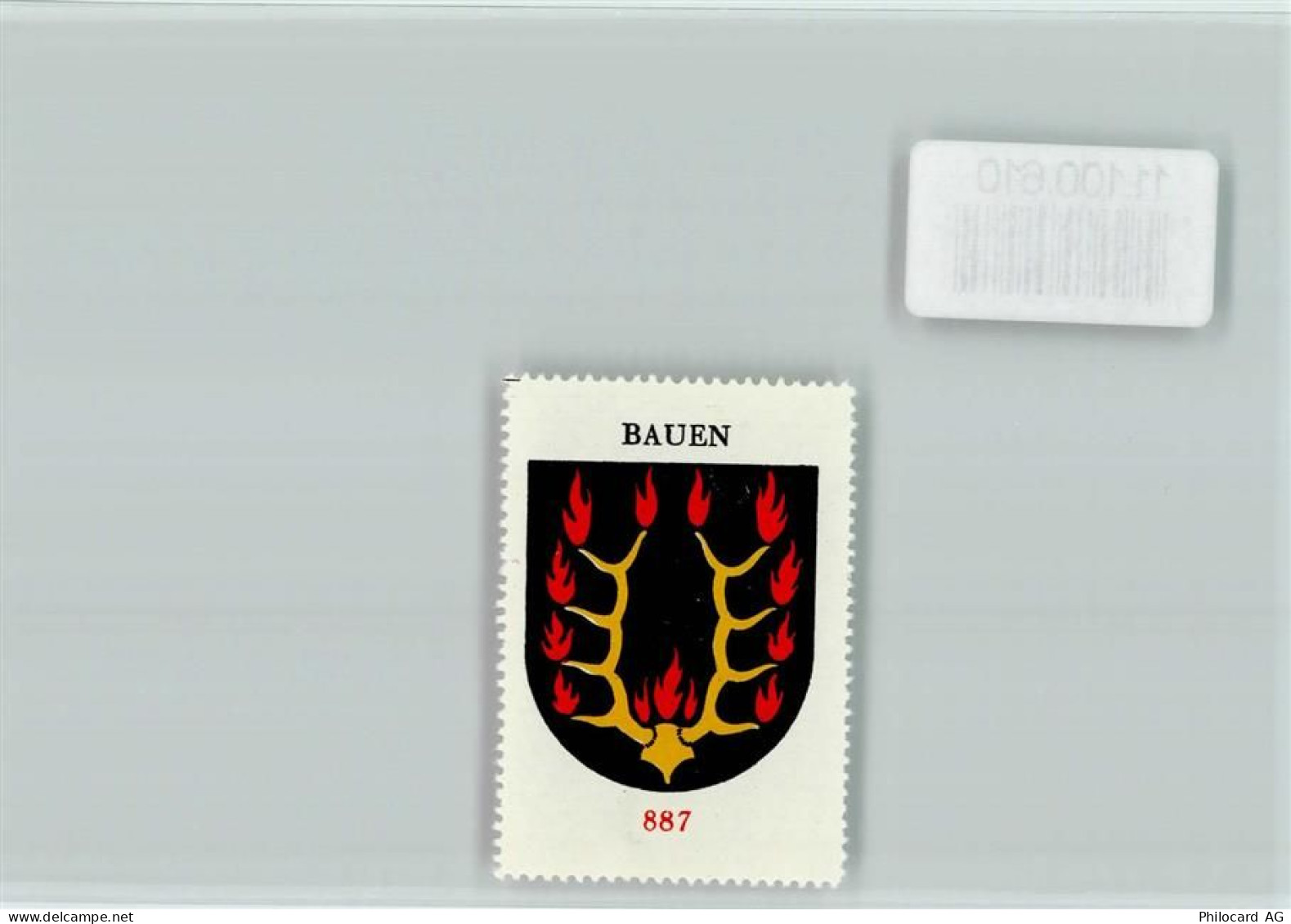 6466 Bauen - Vignette Wappen Kaffee Hag ca 1920-1940 Bauen - 11100610