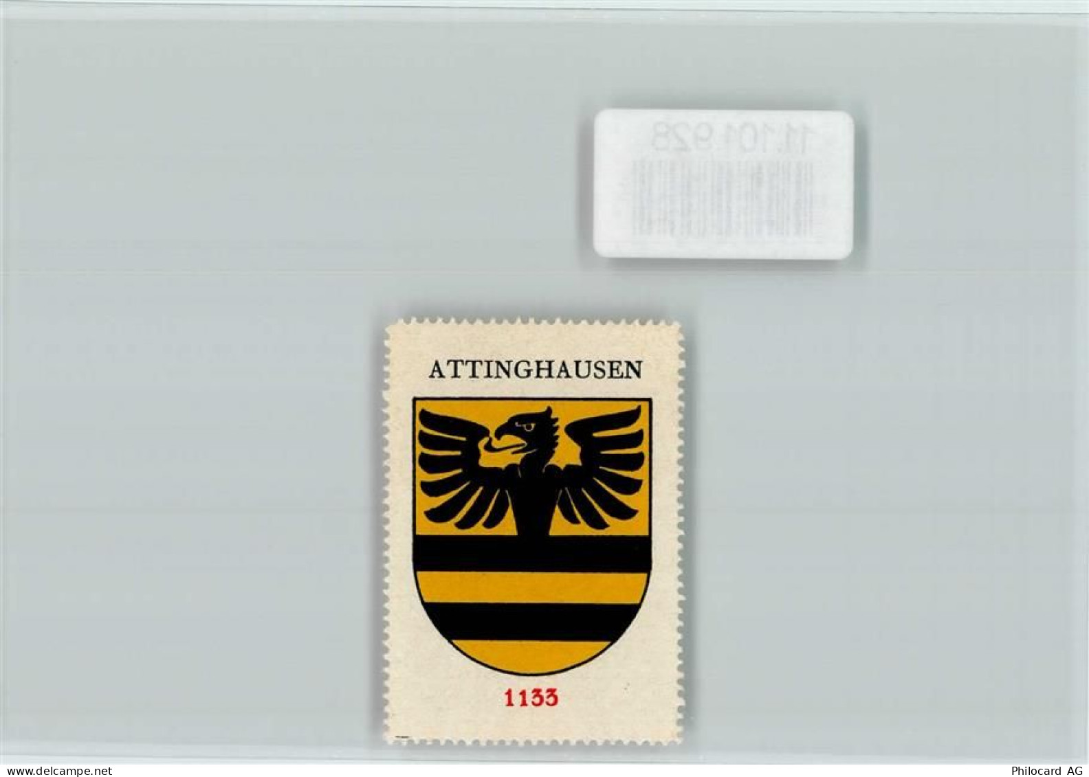 6468 Attinghausen - Vignette Wappen Kaffee Hag ca 1920-1940 - 11101928