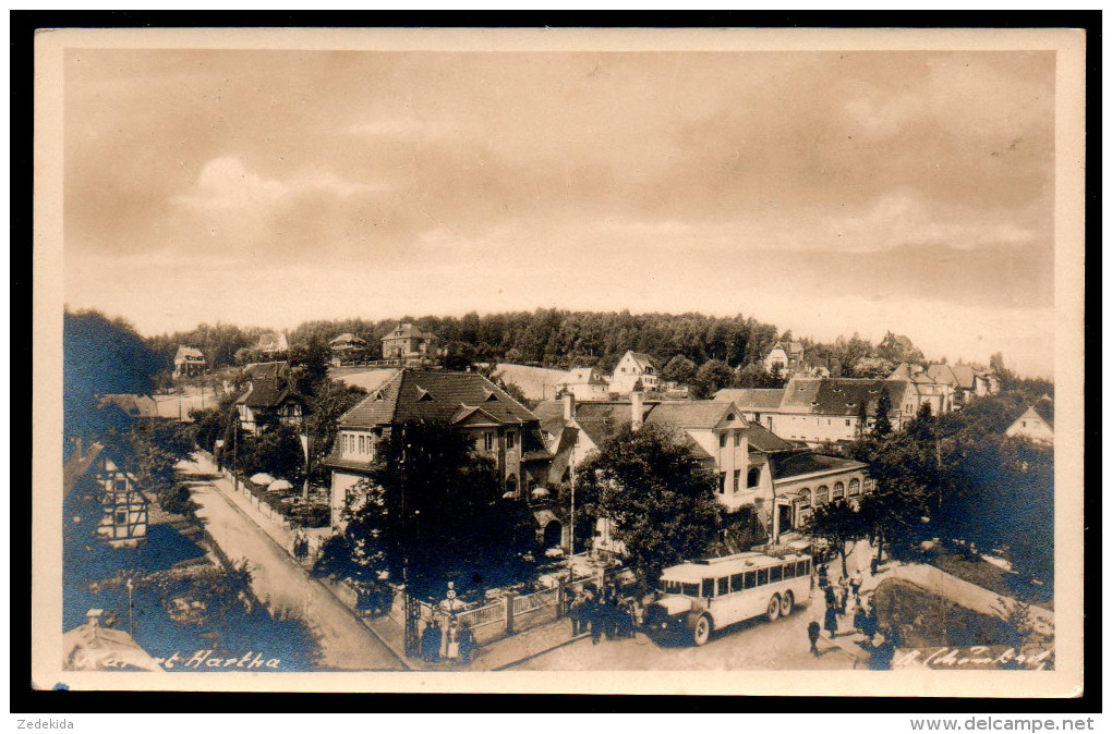 6471 - altes Foto  - Hartha - Bus Autobus