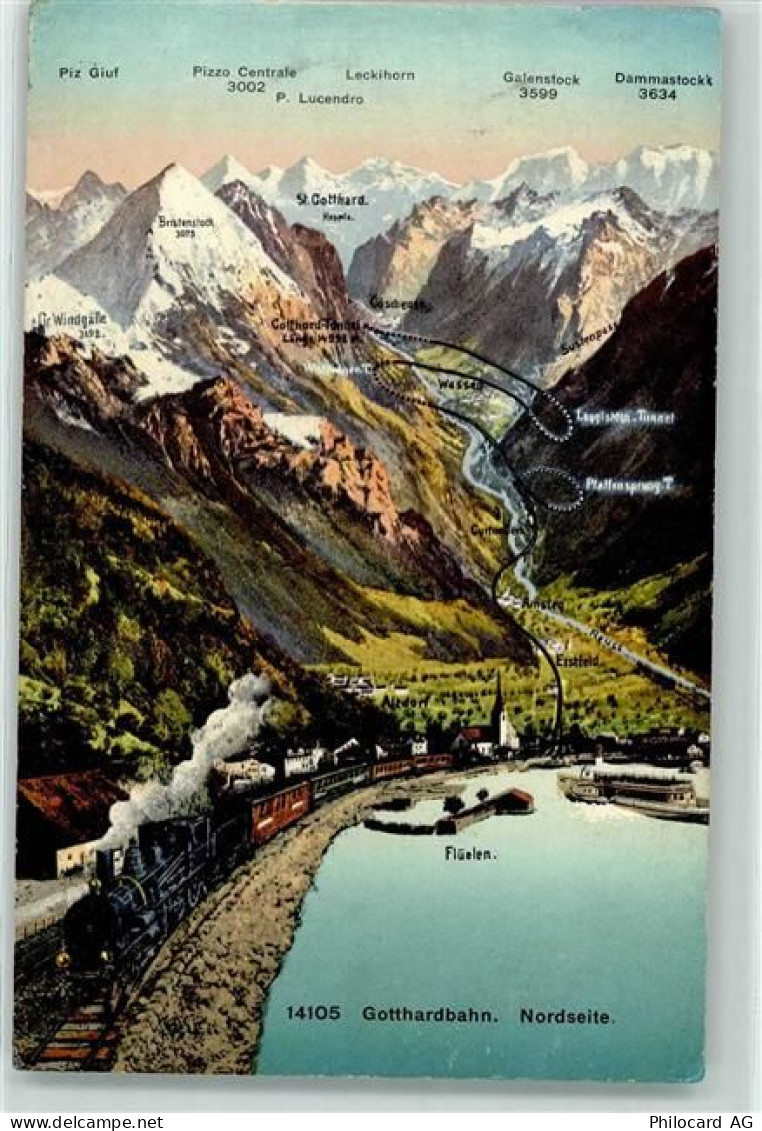 6472 Erstfeld 1912 - Gotthardbahn Nordseite - 10613154