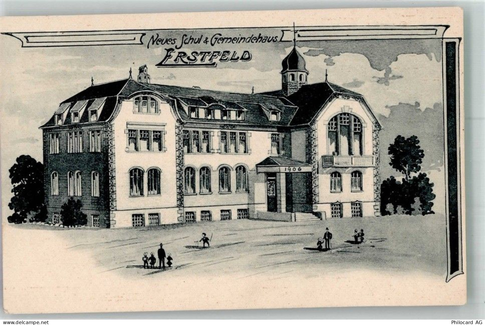 6472 Erstfeld Foto AK Schul- und Gemeindehaus - 13597543