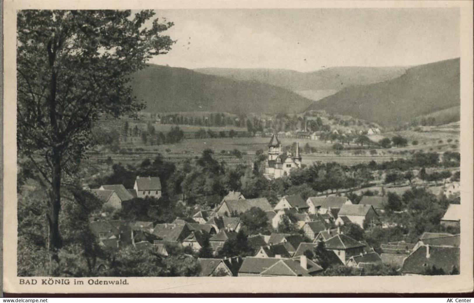 64732 W6123 Bad König 1921 - Bad König: Odenwald, Ansicht,Gerling & Erbe... - 20053896