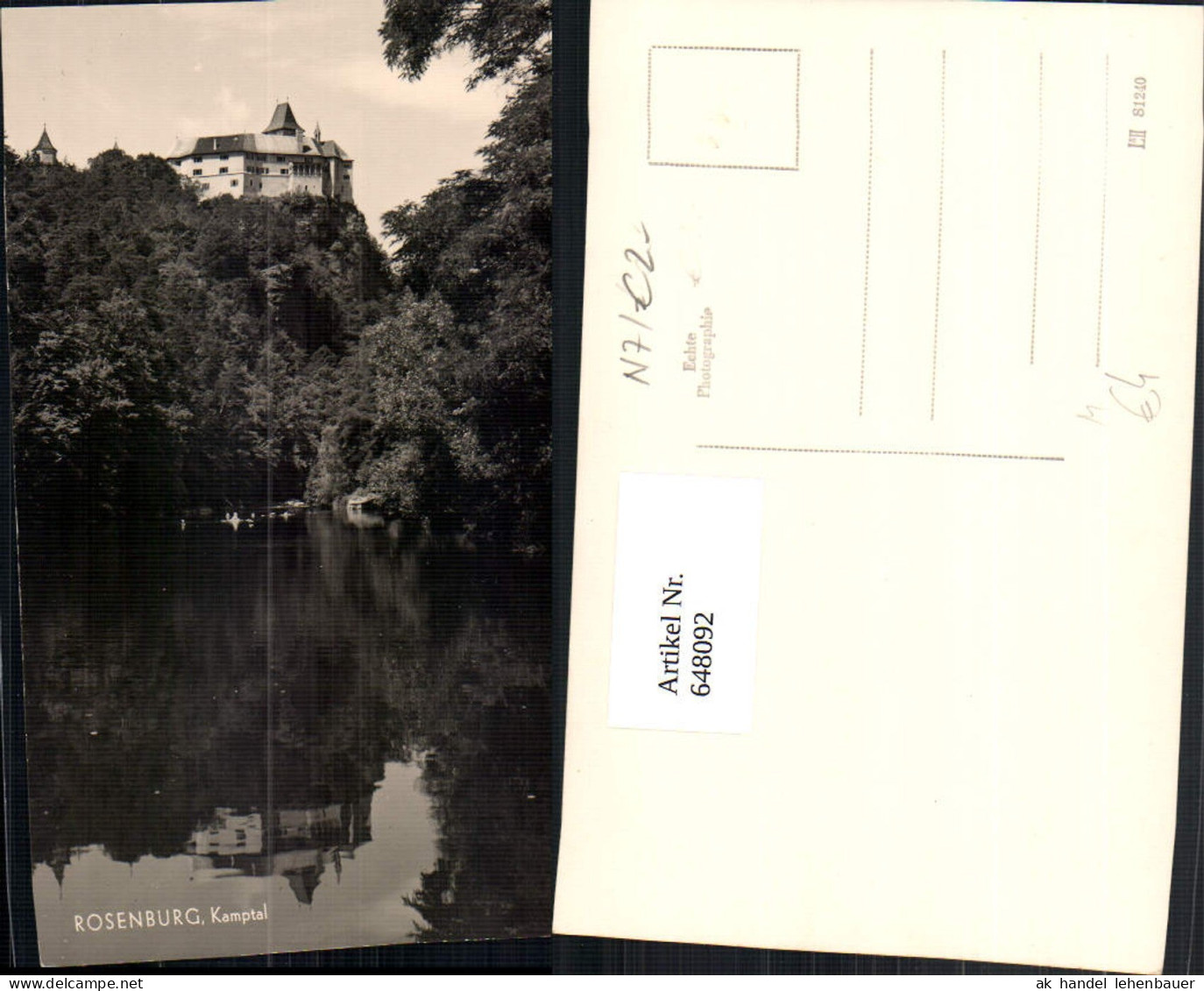 648092,Foto Ak Rosenburg Rosenburg-Mold Kamptal