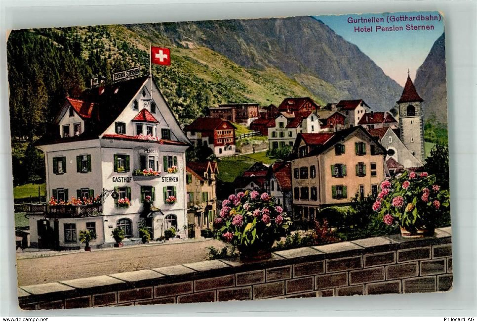 6482 Gurtnellen Foto AK Hotel Pension Sternen - 14000942