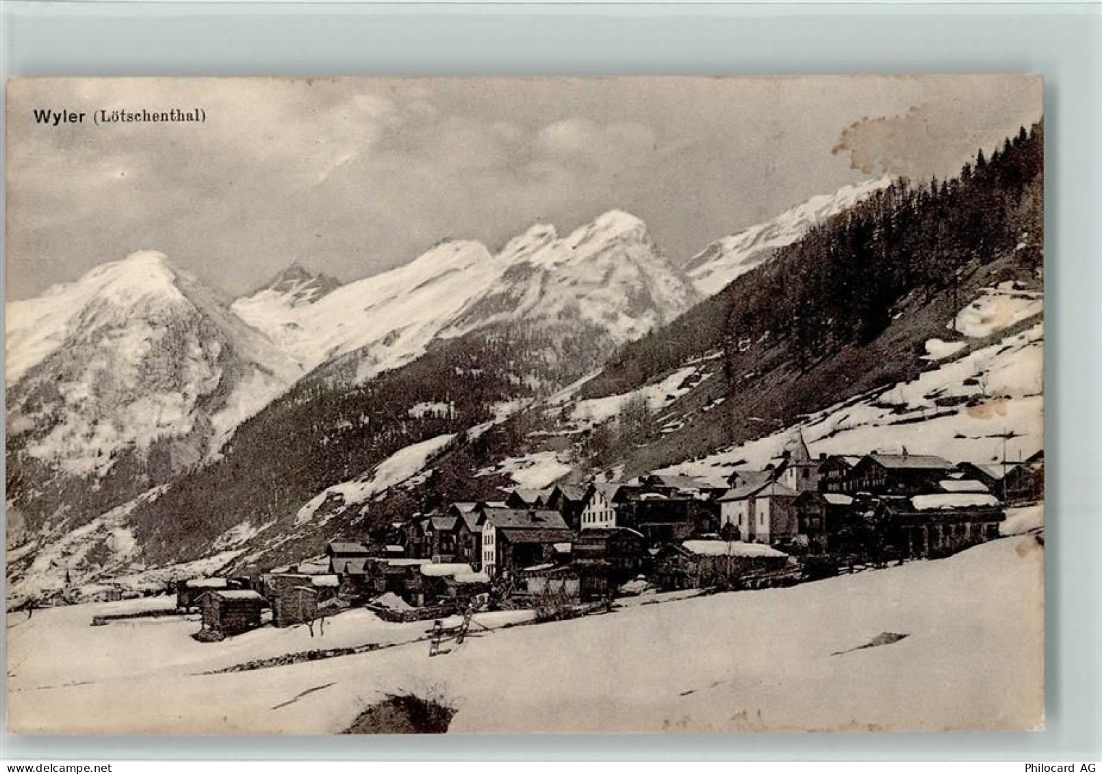 6482 Wiler Gurtnellen 1919 Gebrauchsspuren Winter - Lötschenthal - 13098400