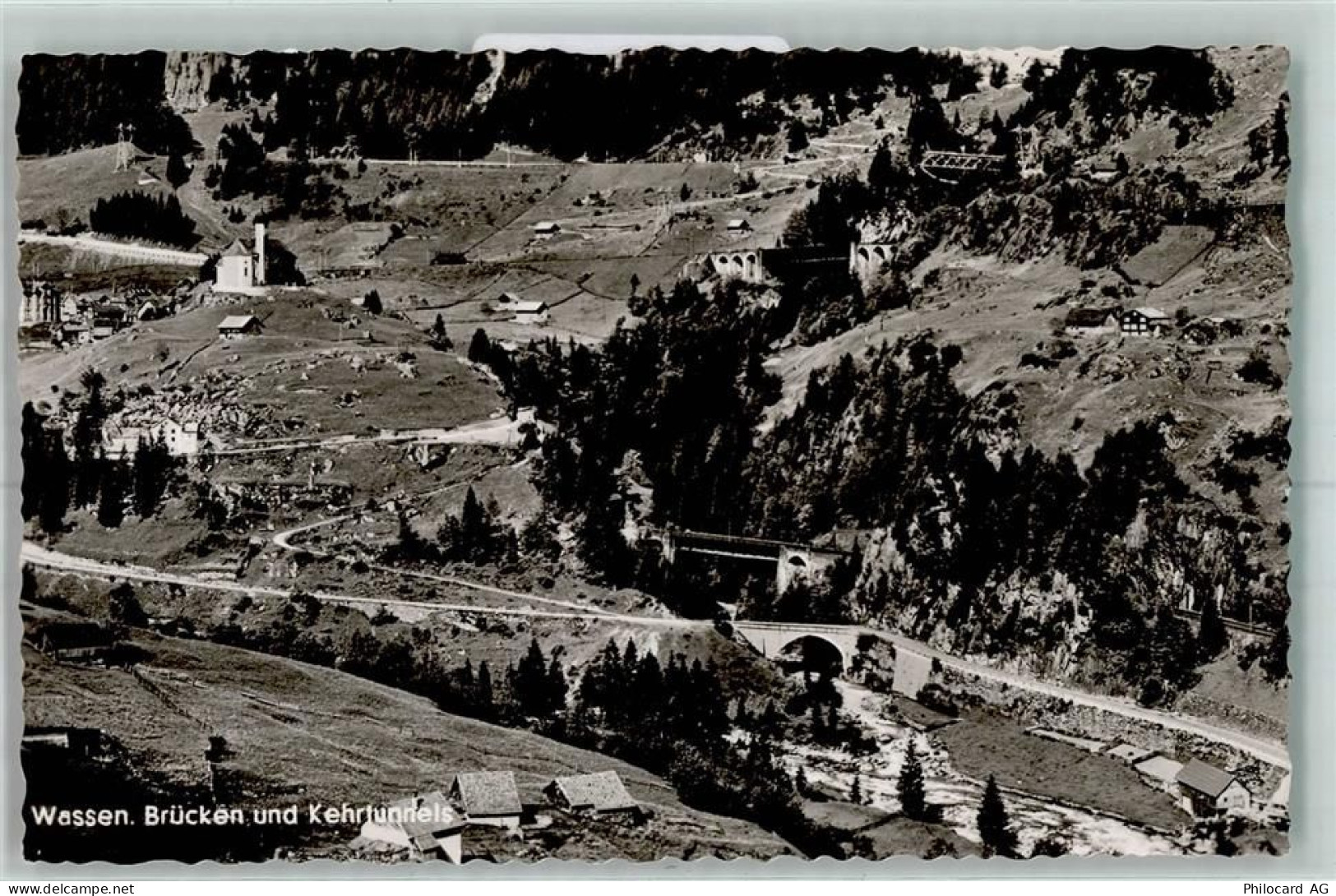 6484 Wassen UR - Brücken und Kehrtunnels Berghäuser Kapelle - 39134128