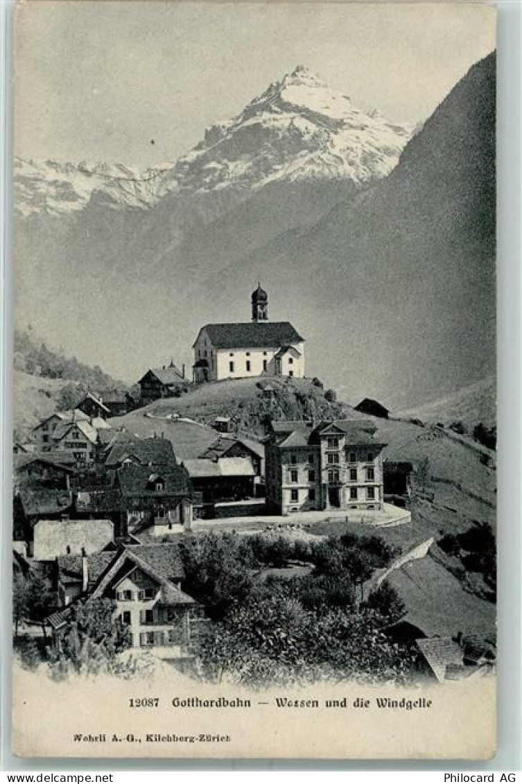 6484 Wassen UR - Gotthardbahn Wassen und die Windgälle - 10395620