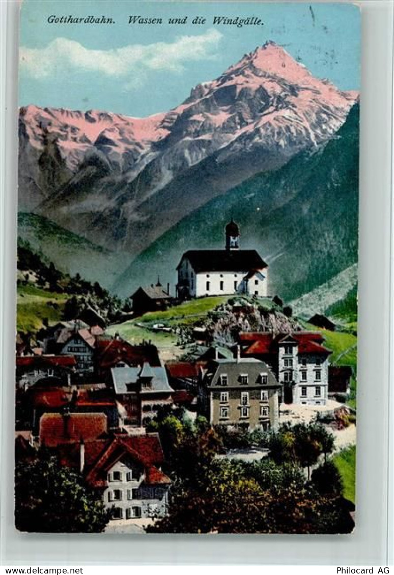 6484 Wassen UR - Gotthardbahn Wassen und die Windgälle - 11051360