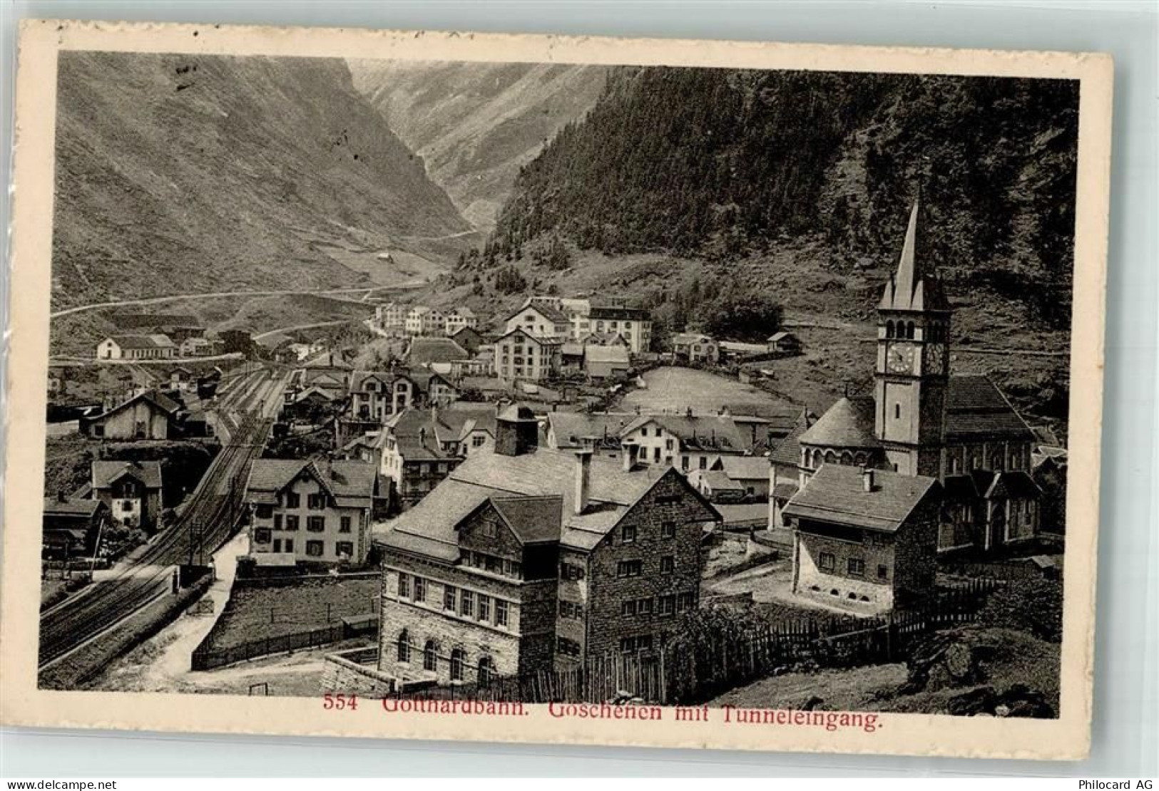 6487 Göschenen - Bahnhof Gotthardbahn Kirche - 10696365