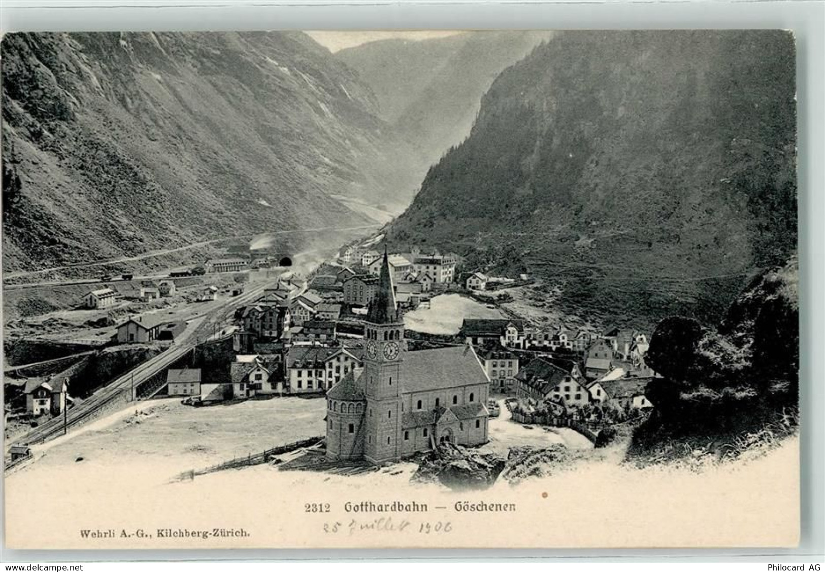 6487 Göschenen - Kirche Gotthardbahn - 10604582
