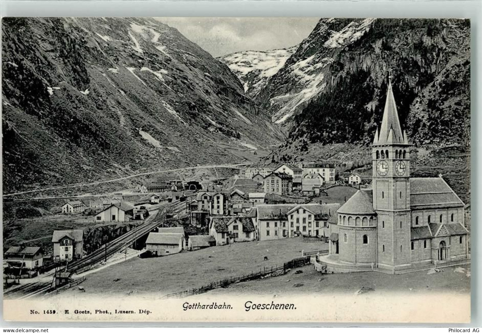 6487 Göschenen - Kirche Gotthardbahn - 10604587