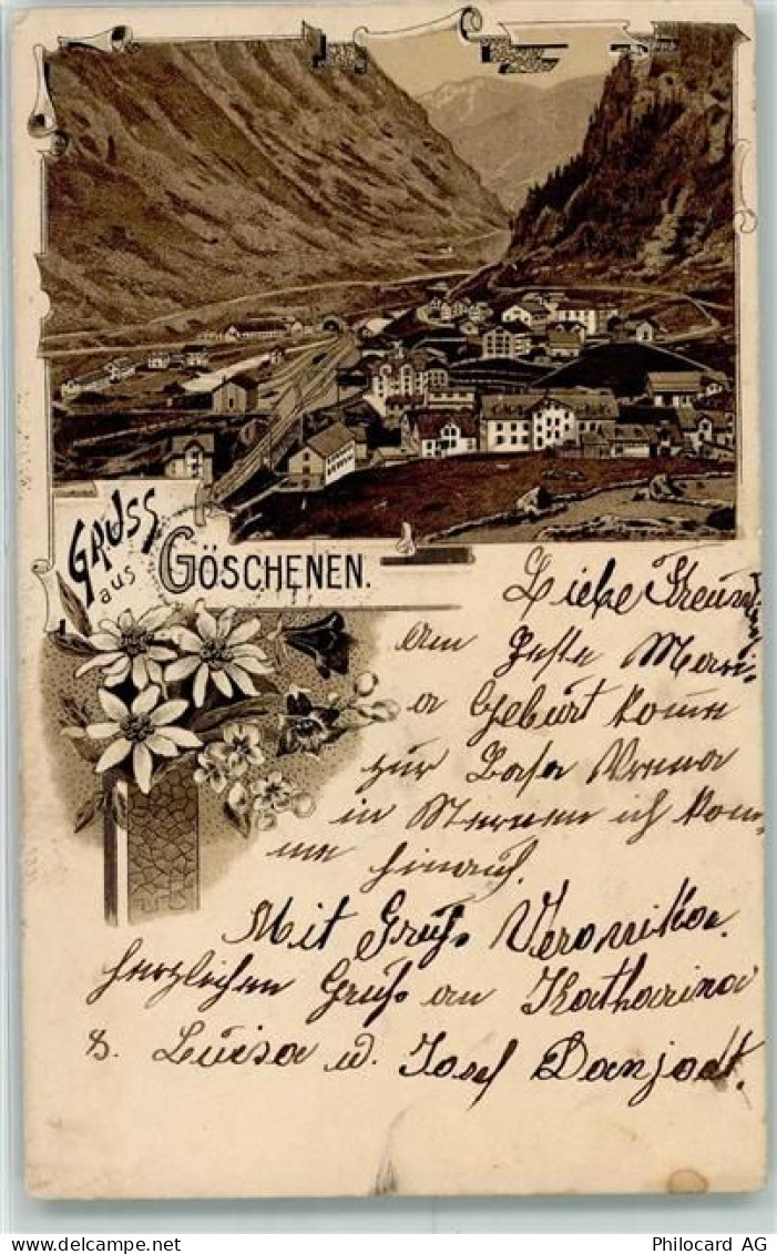 6487 Göschenen Lithographie - 13415629
