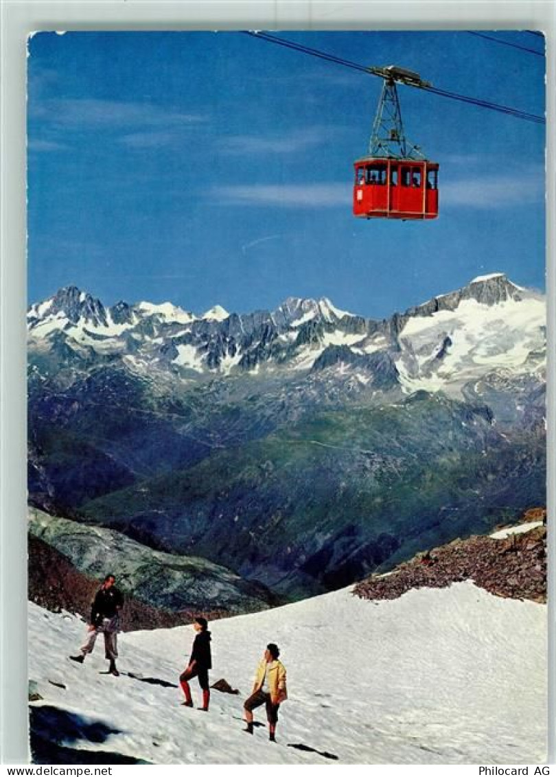 6490 Andermatt - Gotthard Luftseilbahn Andermatt Gemsstock Blick auf Fin... - 10389595
