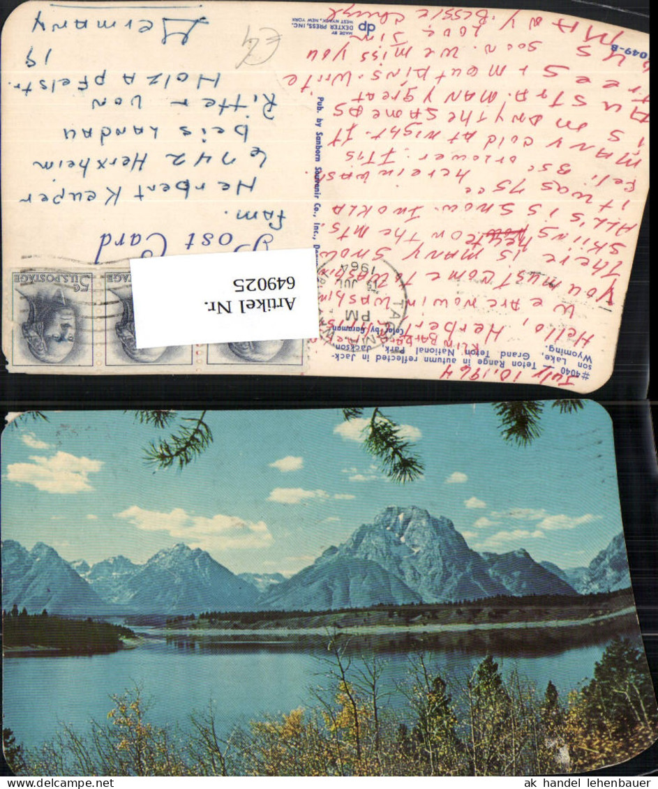 649025,Jackson Lake Grand Treton National Park Jackson Wyoming USA
