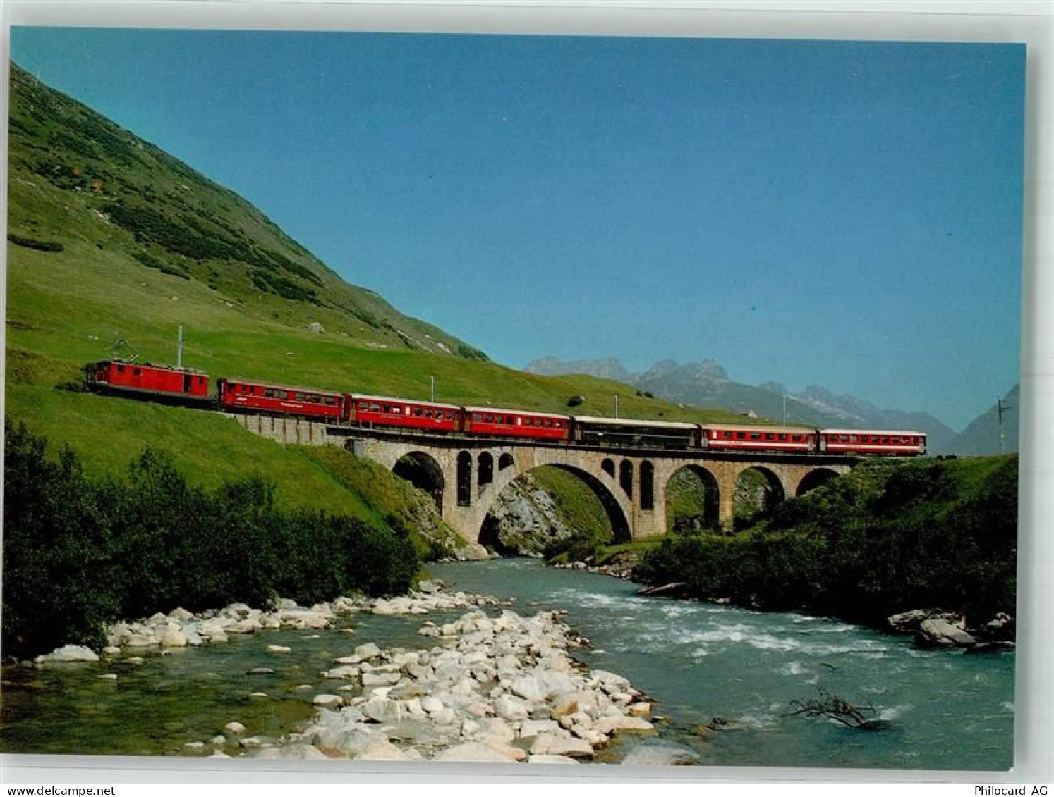 6491 Realp - Glacier Express Richlerenbrücke Verlag Seematter Nr. 17 Fot... - 39874643